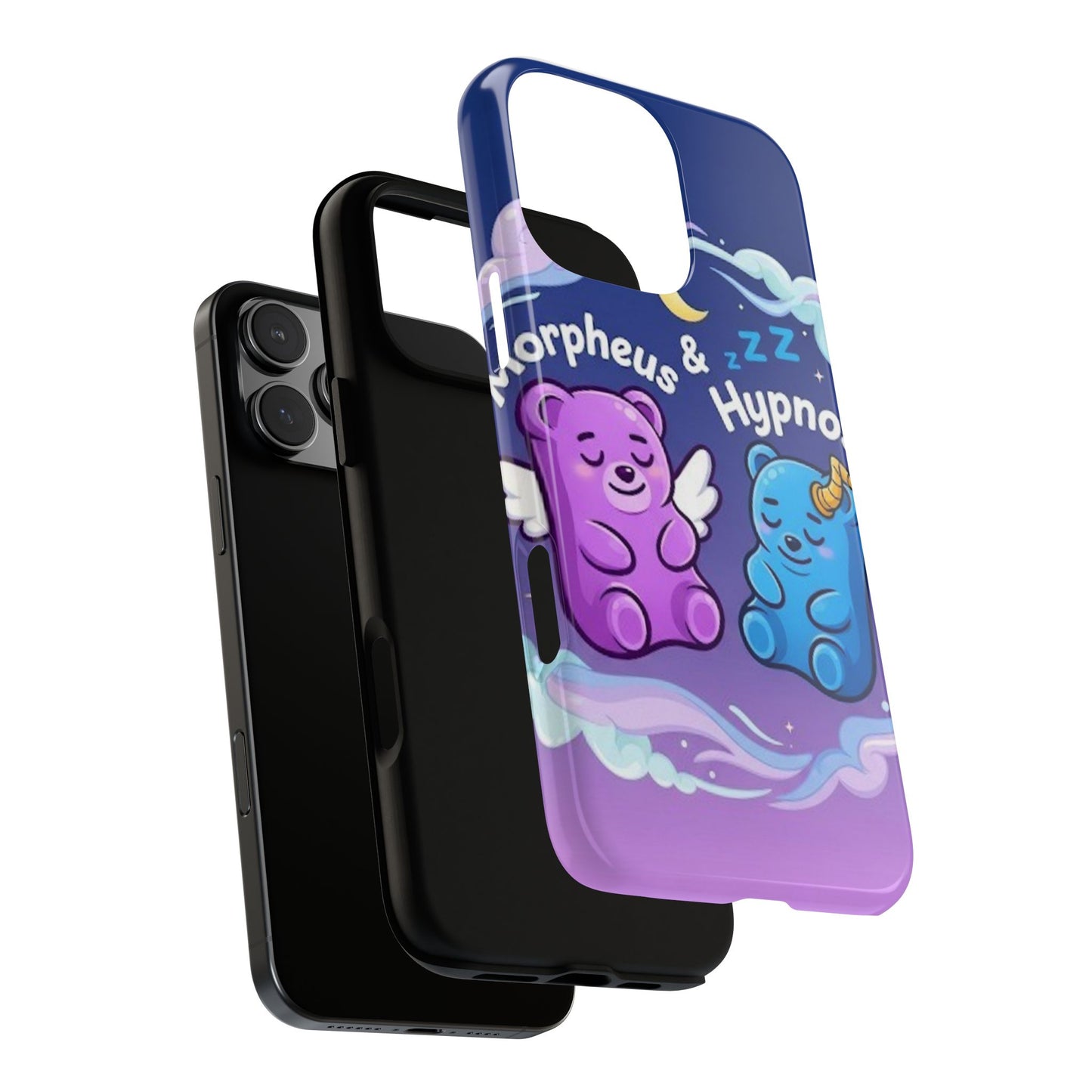 Cute Bear Phone Case with Orpheus & Hypnos Design