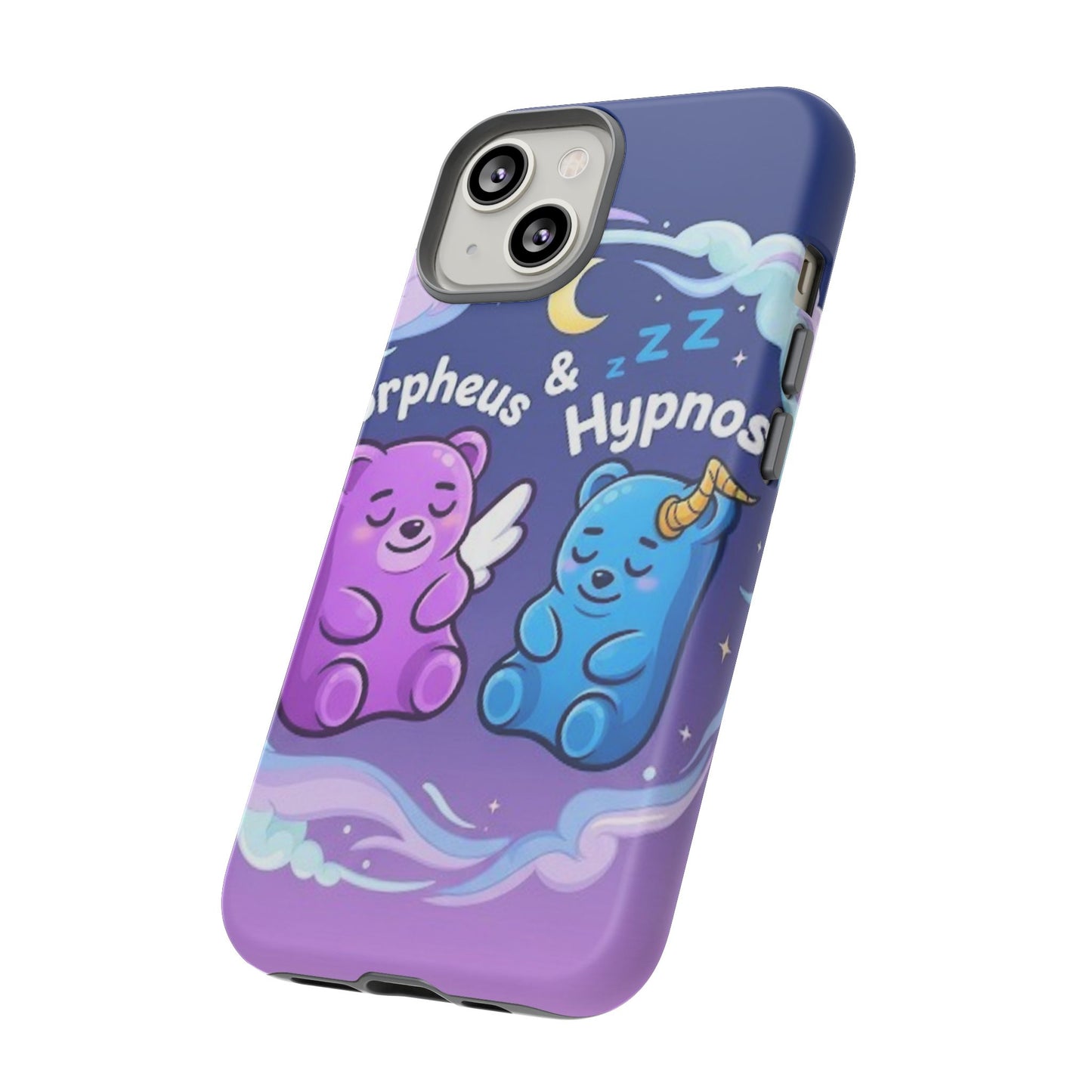 Cute Bear Phone Case with Orpheus & Hypnos Design