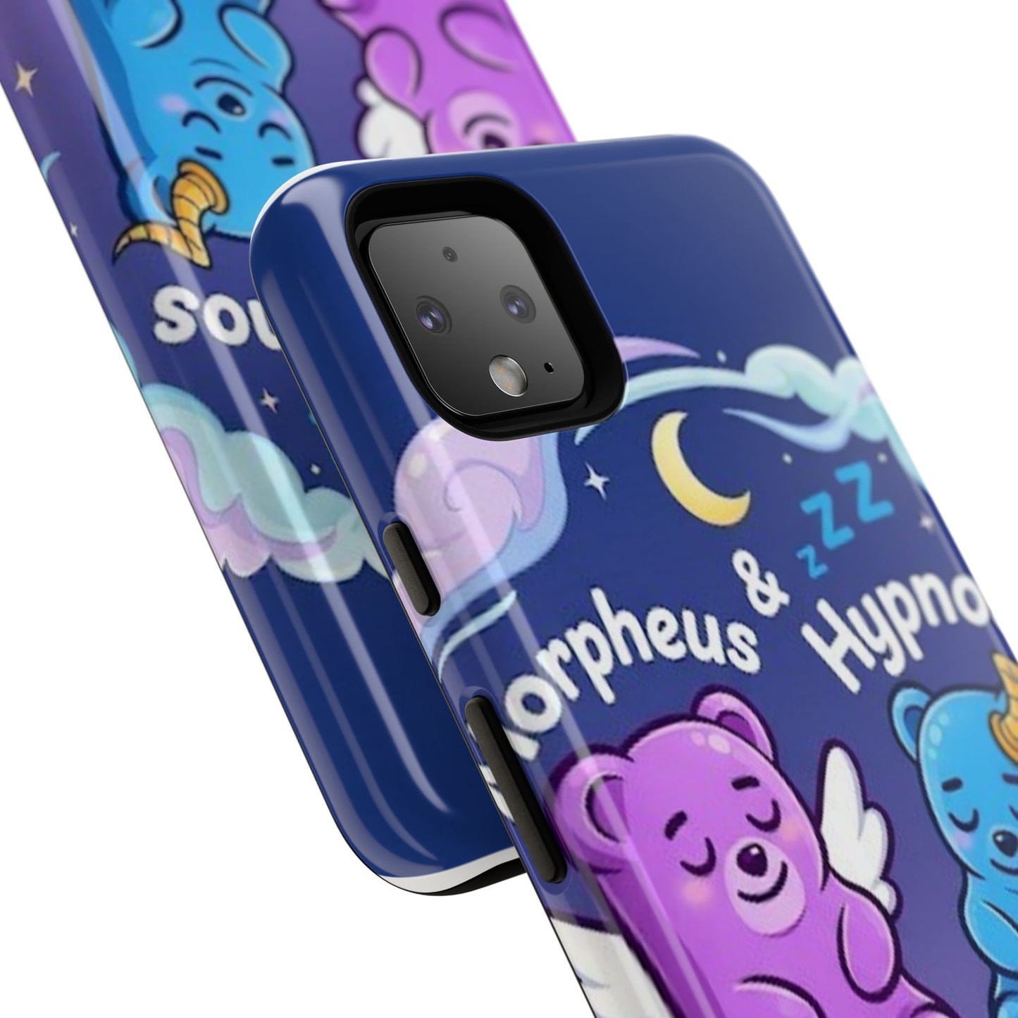 Cute Bear Phone Case with Orpheus & Hypnos Design
