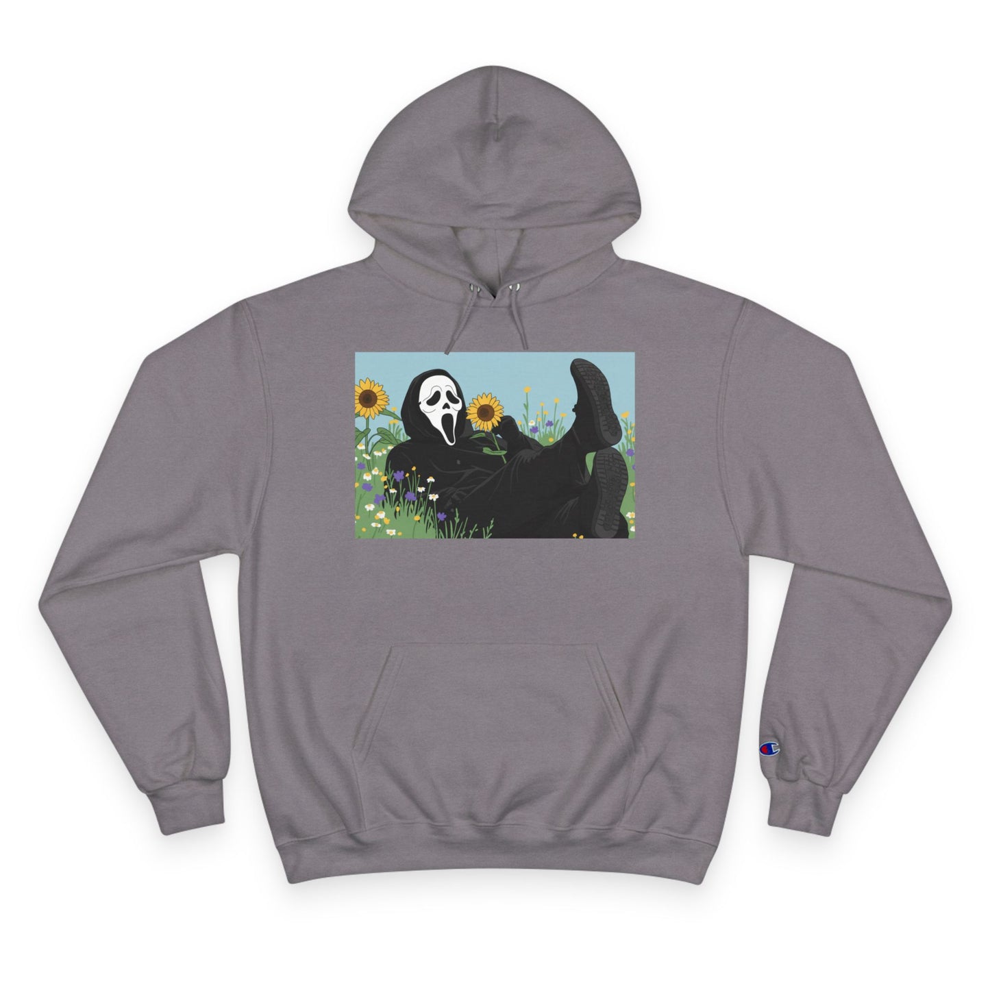 Chill Vibes Hoodie with Unique Artwork- Ghost Face