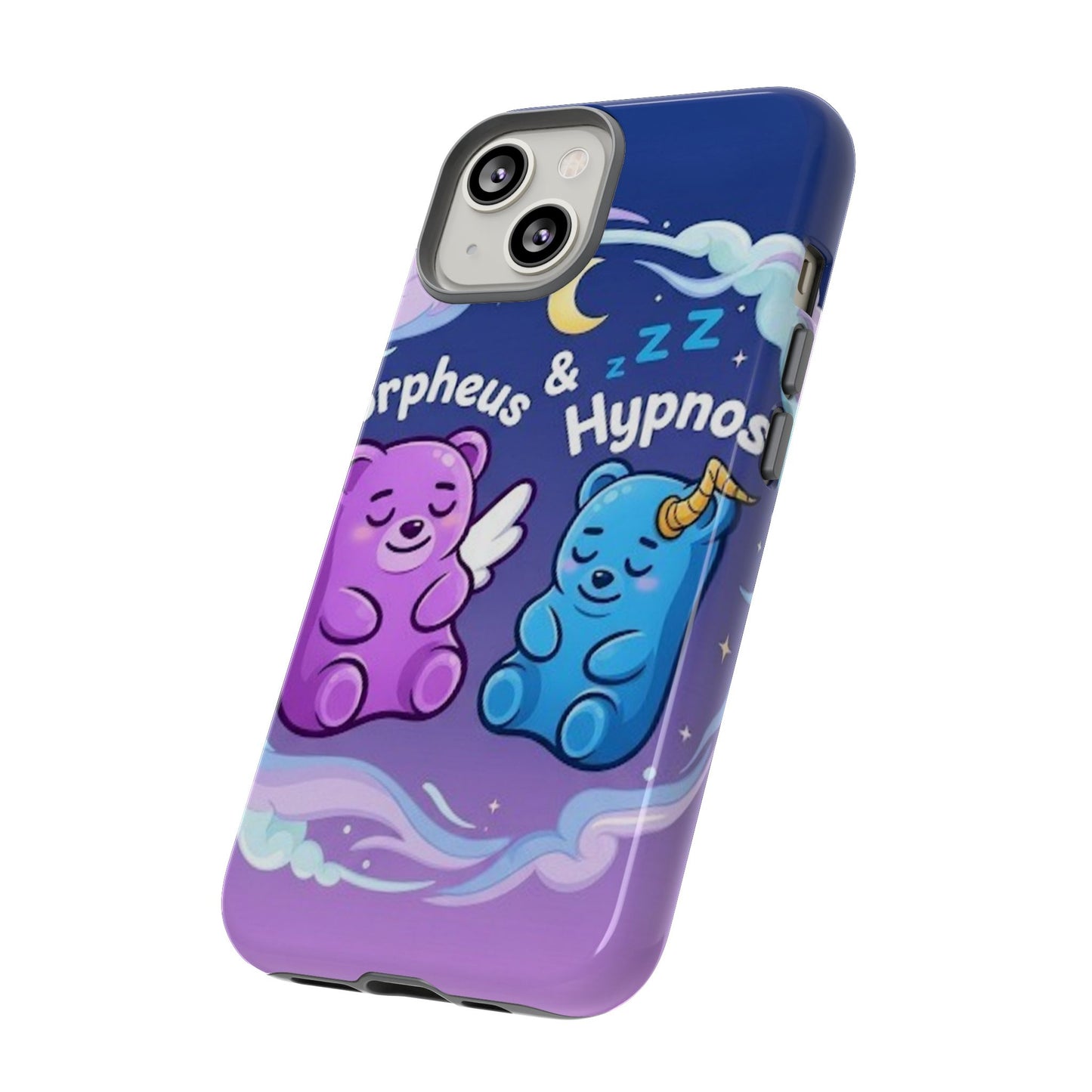 Cute Bear Phone Case with Orpheus & Hypnos Design