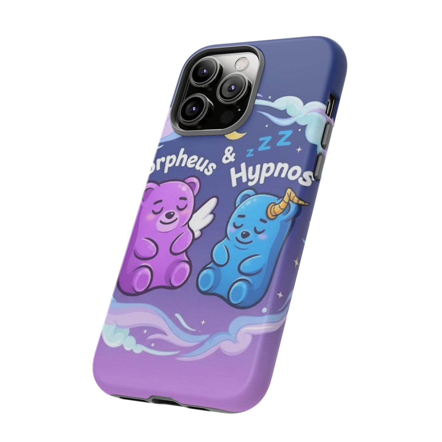 Cute Bear Phone Case with Orpheus & Hypnos Design