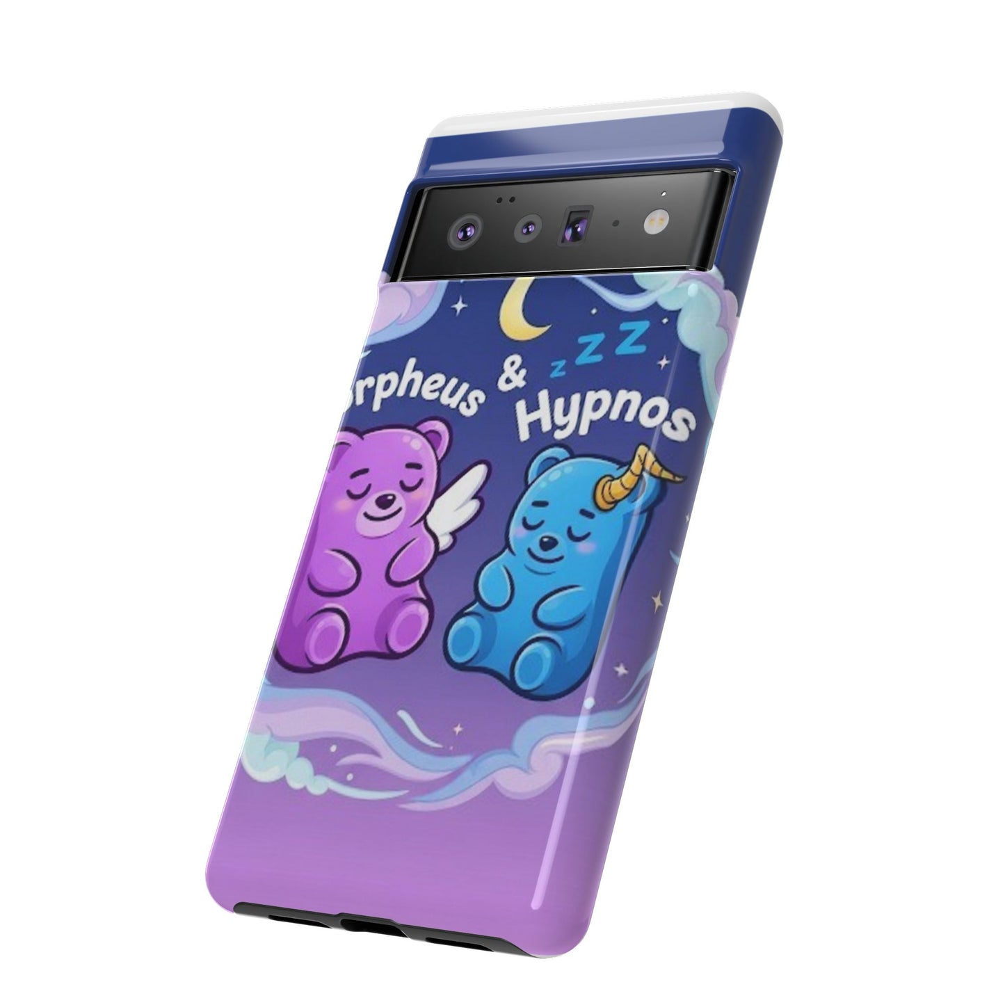Cute Bear Phone Case with Orpheus & Hypnos Design
