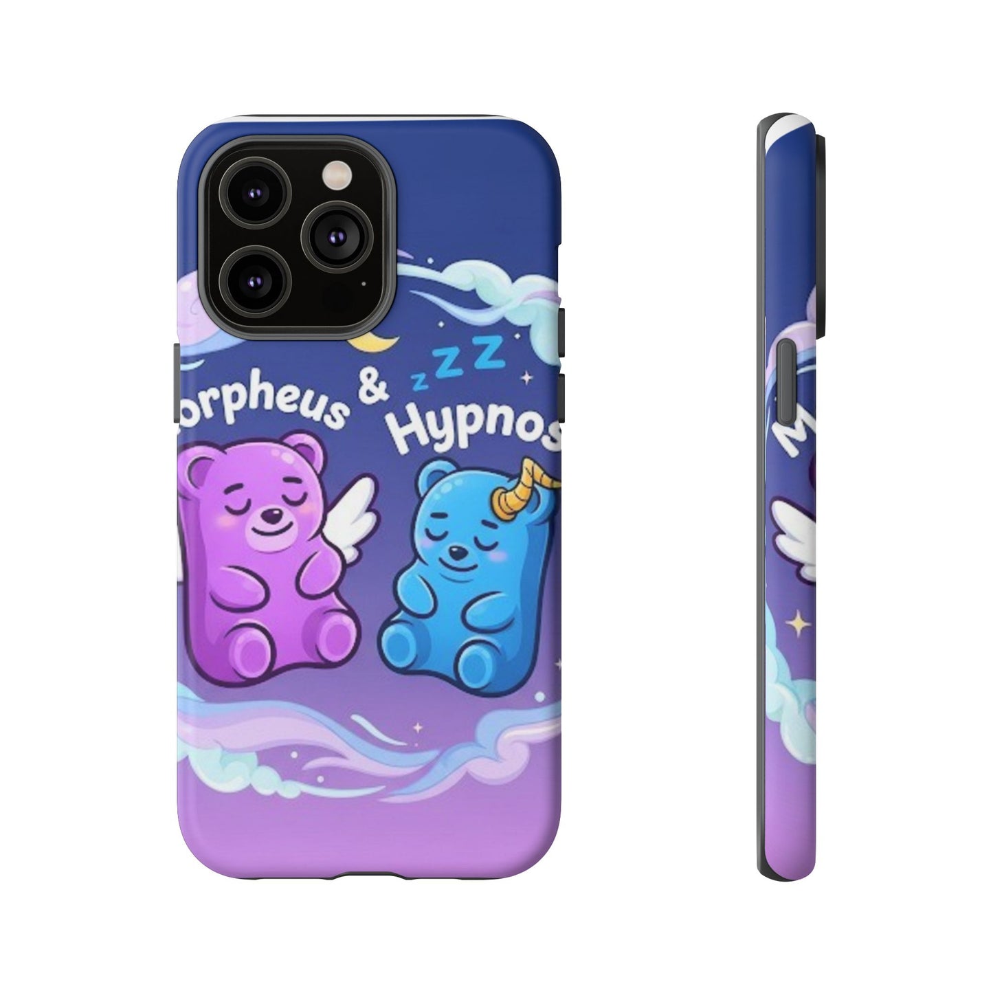 Cute Bear Phone Case with Orpheus & Hypnos Design