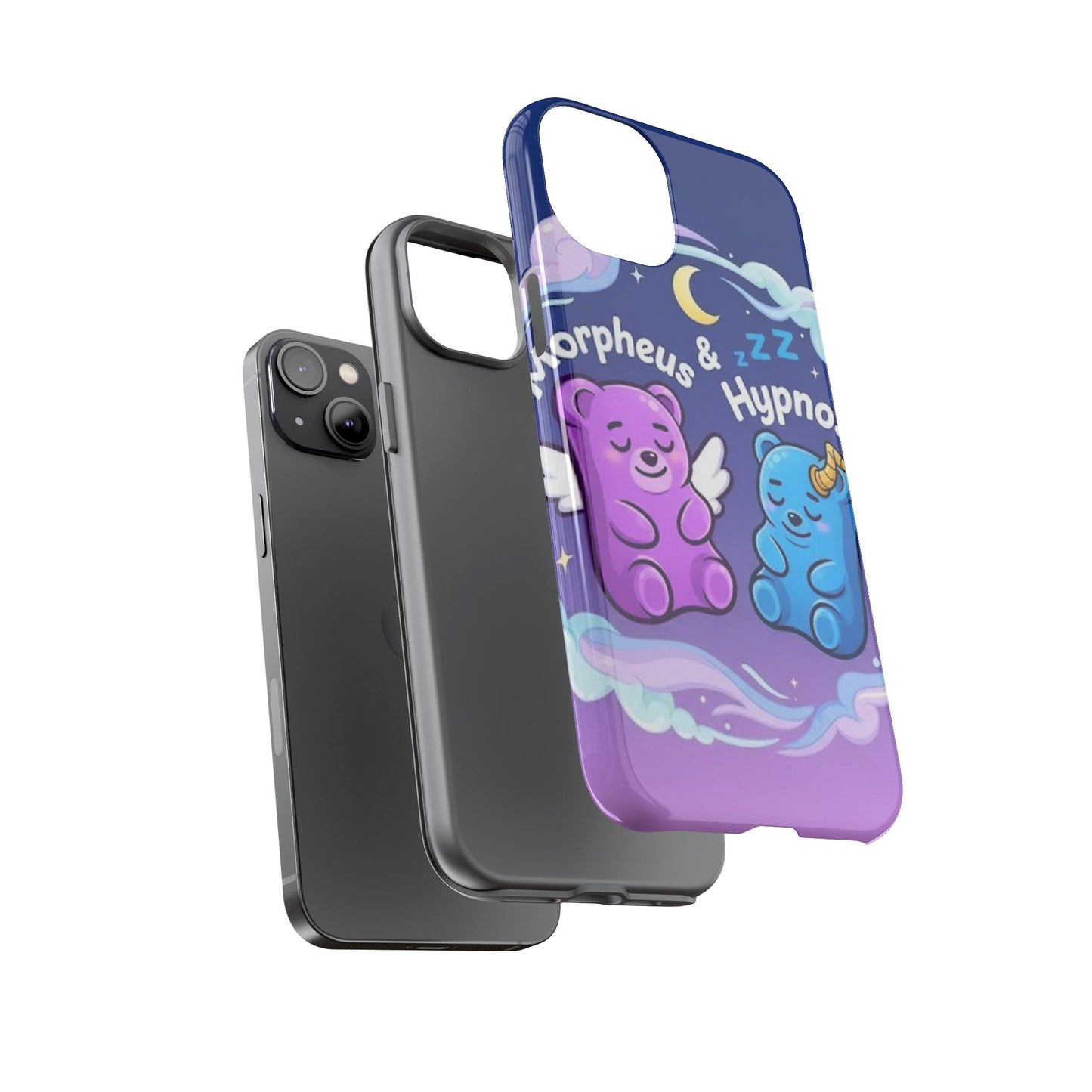 Cute Bear Phone Case with Orpheus & Hypnos Design