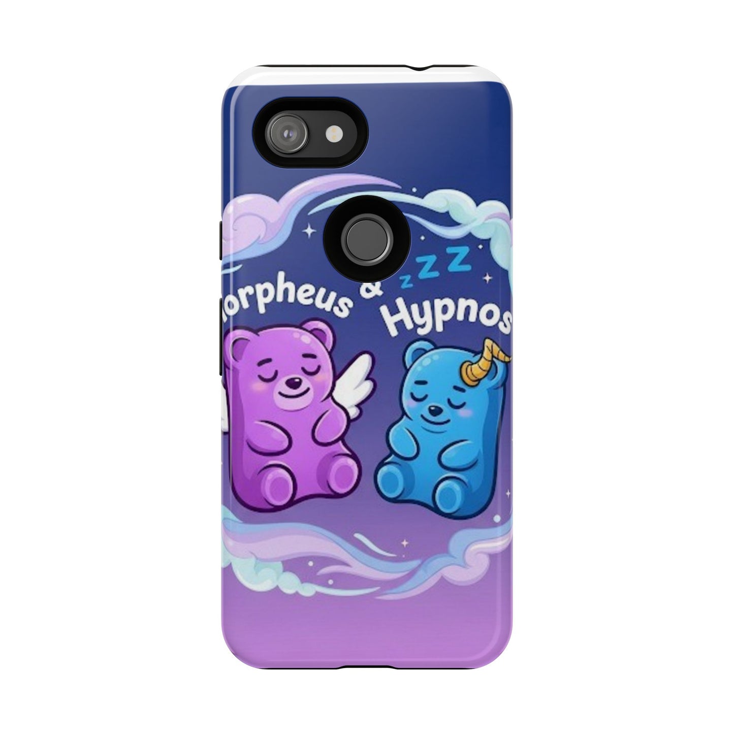 Cute Bear Phone Case with Orpheus & Hypnos Design
