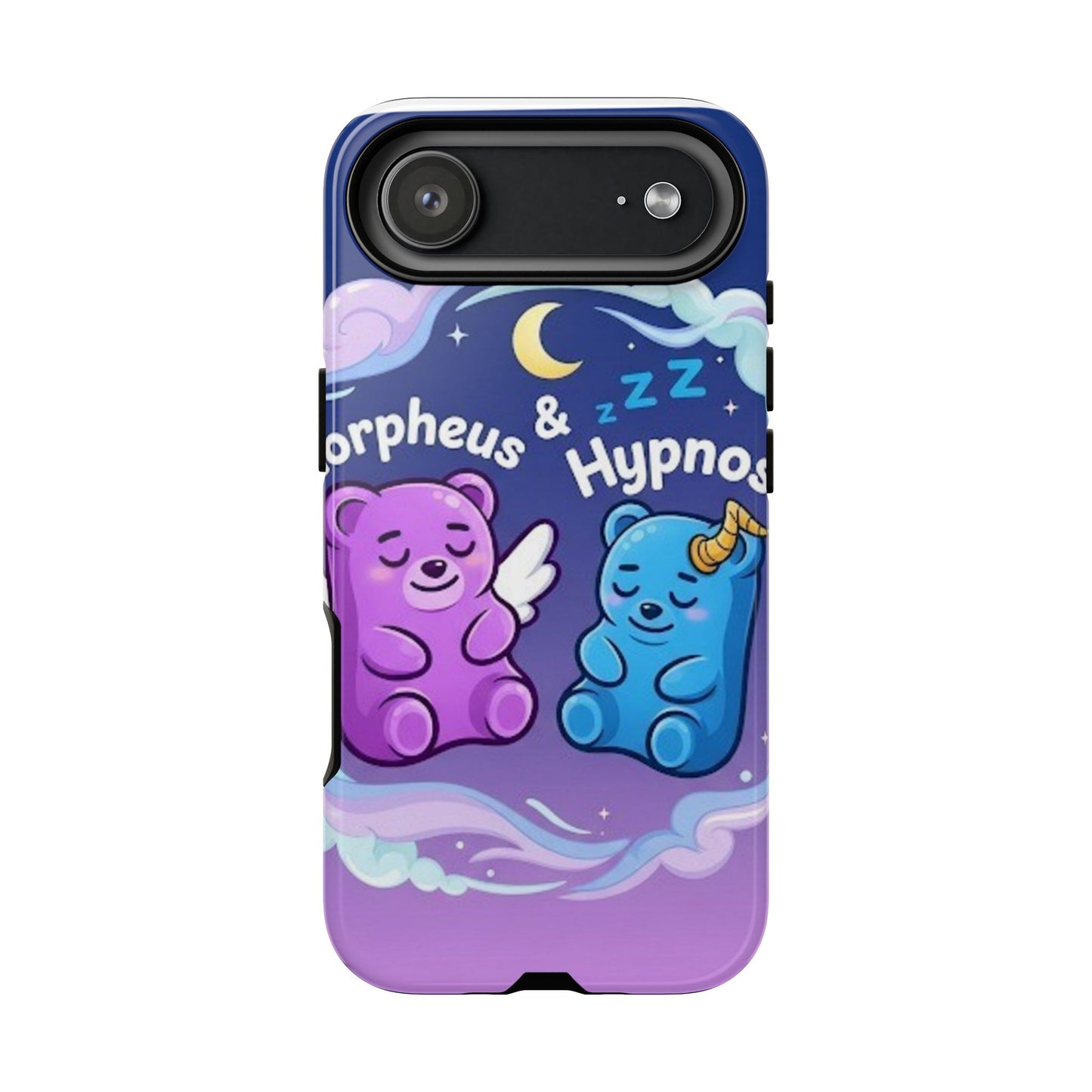 Cute Bear Phone Case with Orpheus & Hypnos Design