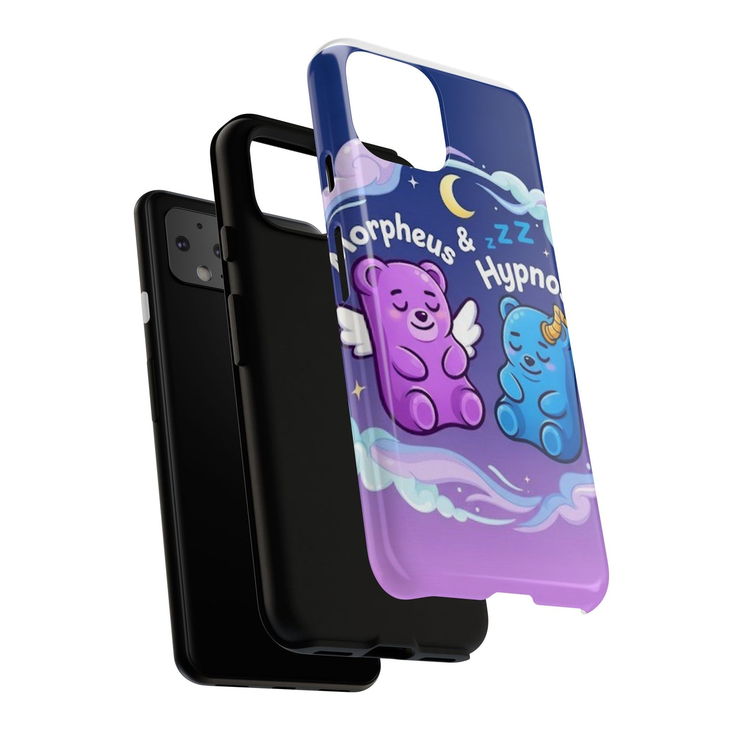Cute Bear Phone Case with Orpheus & Hypnos Design