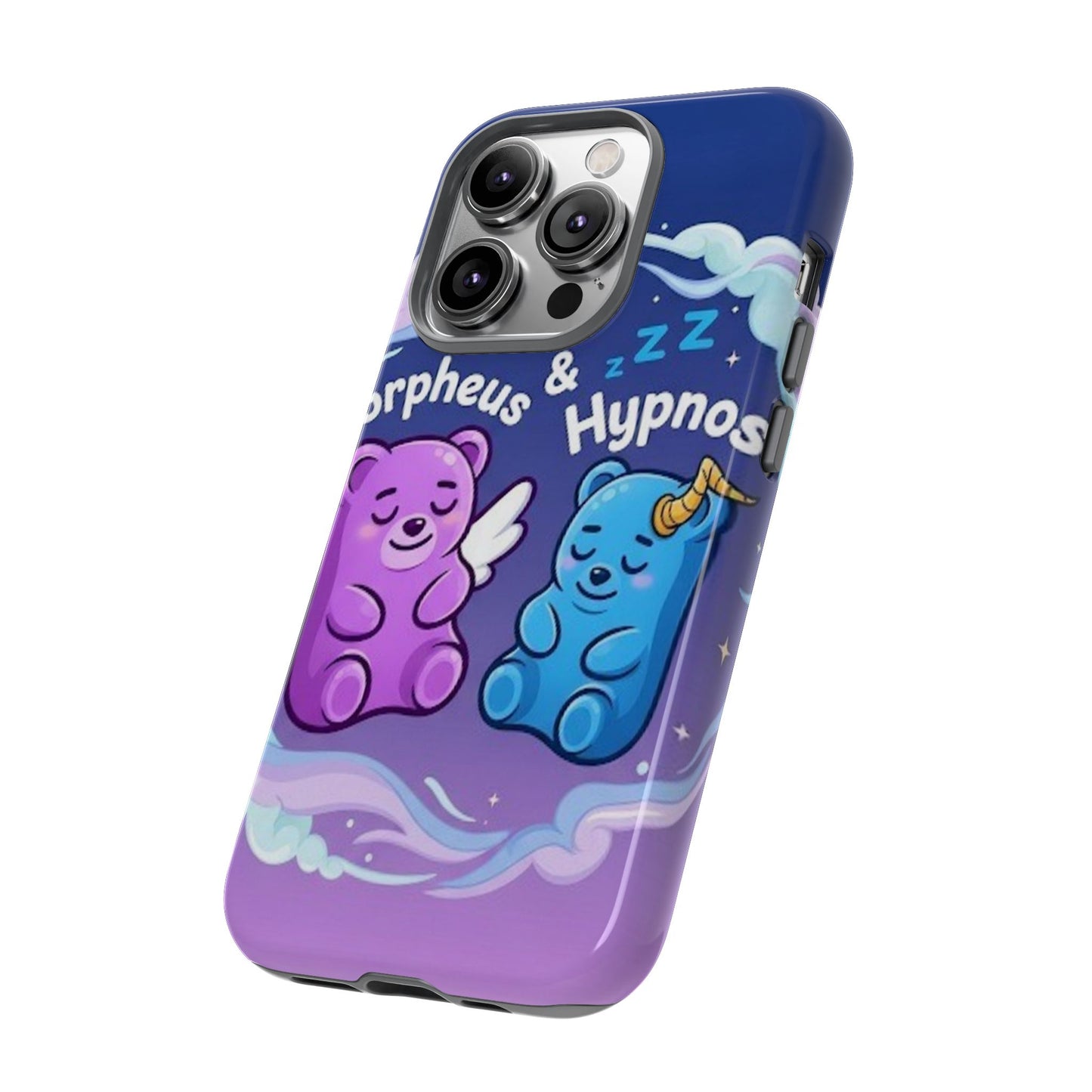 Cute Bear Phone Case with Orpheus & Hypnos Design