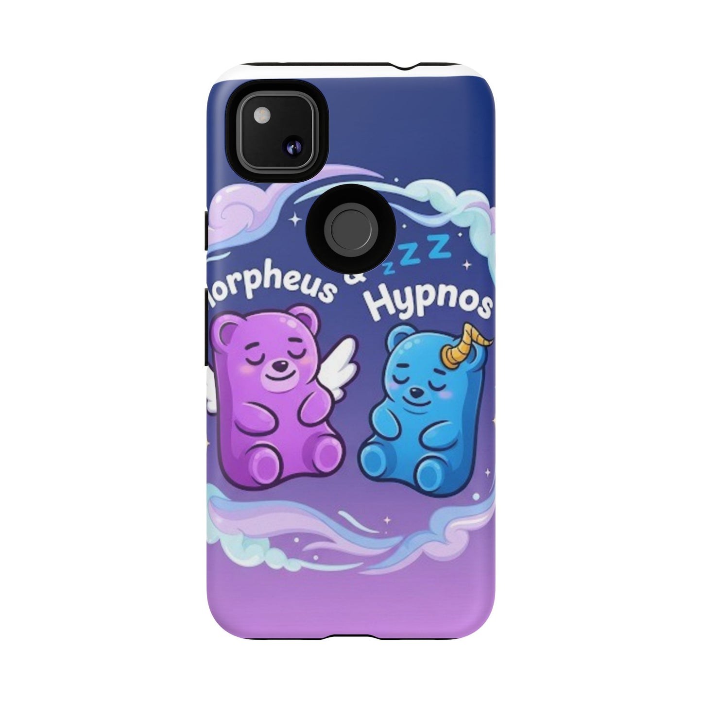 Cute Bear Phone Case with Orpheus & Hypnos Design