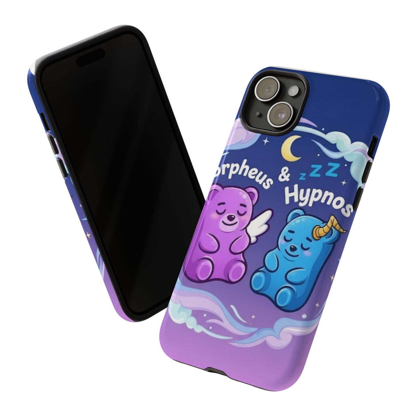 Cute Bear Phone Case with Orpheus & Hypnos Design