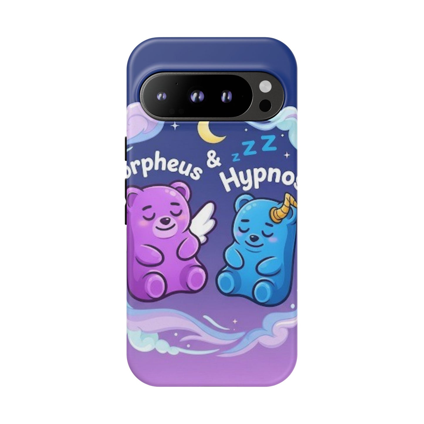 Cute Bear Phone Case with Orpheus & Hypnos Design
