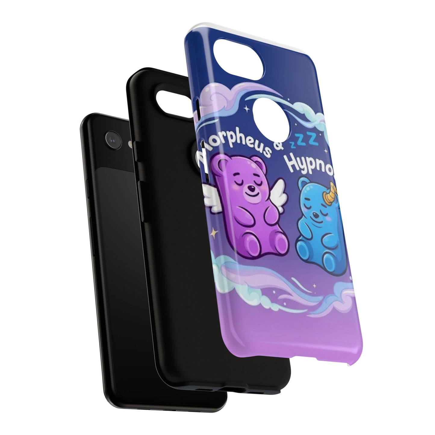 Cute Bear Phone Case with Orpheus & Hypnos Design