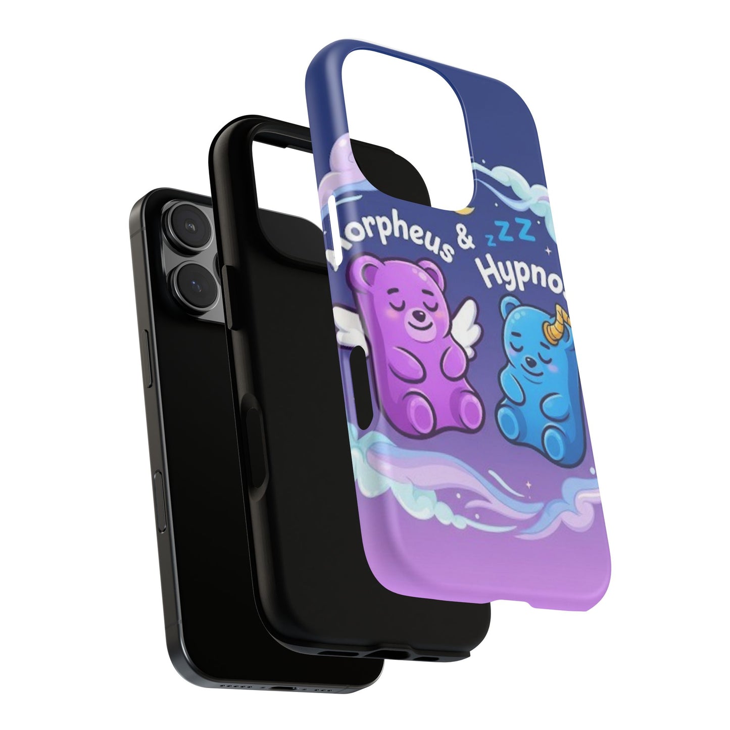 Cute Bear Phone Case with Orpheus & Hypnos Design