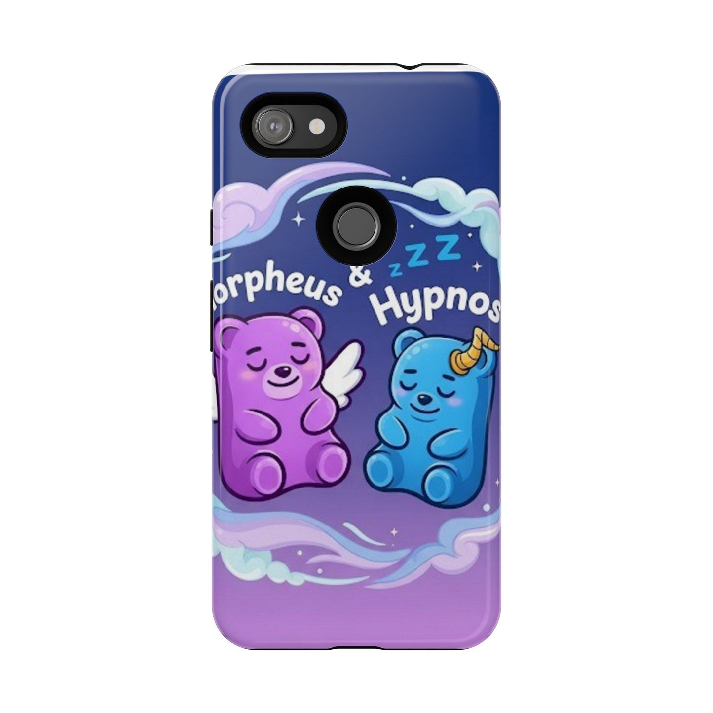 Cute Bear Phone Case with Orpheus & Hypnos Design