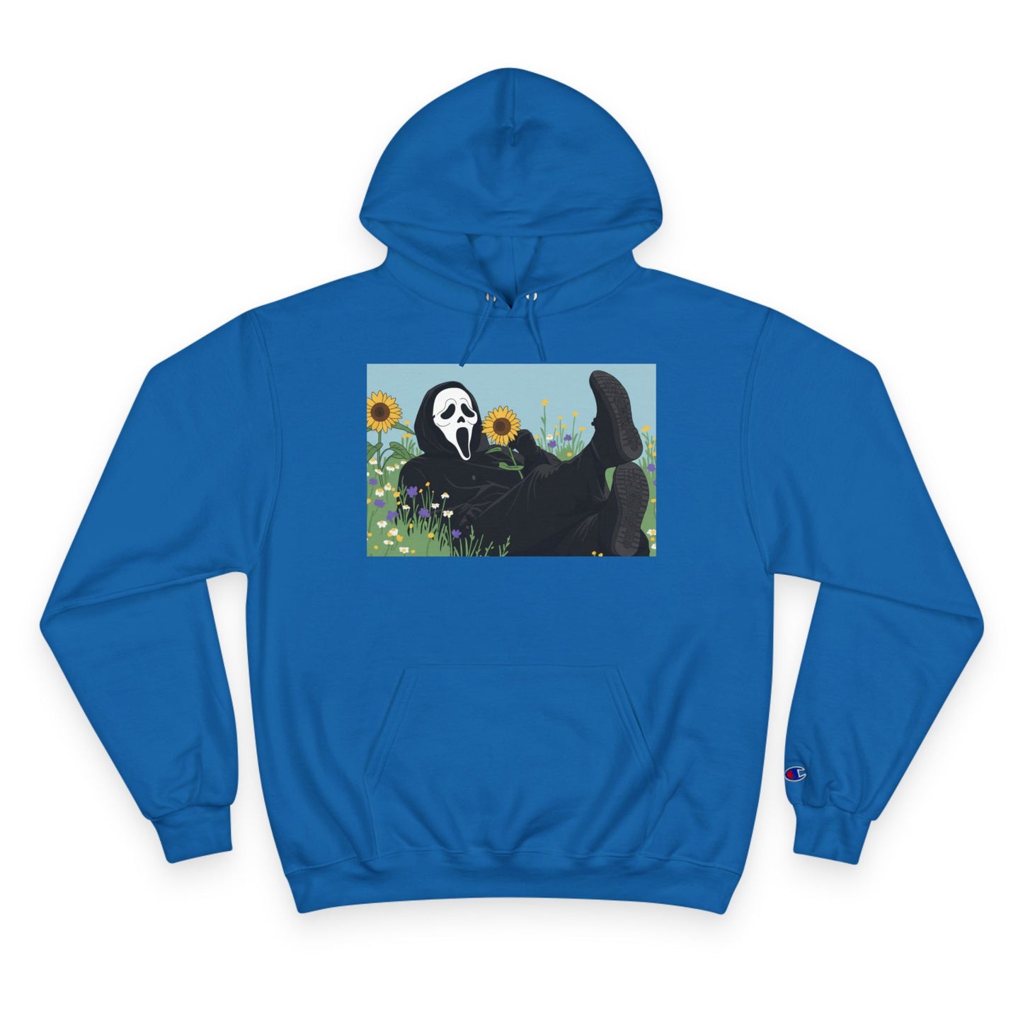 Chill Vibes Hoodie with Unique Artwork- Ghost Face