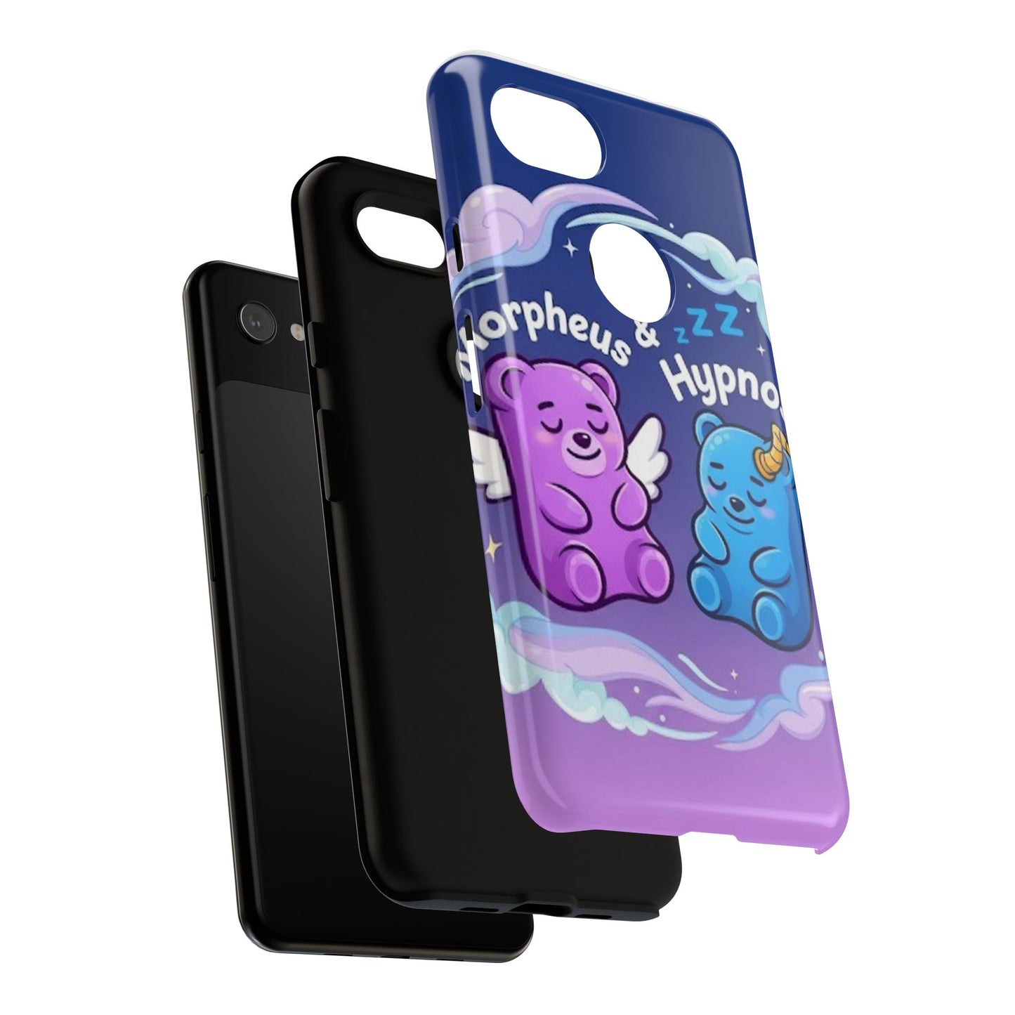 Cute Bear Phone Case with Orpheus & Hypnos Design