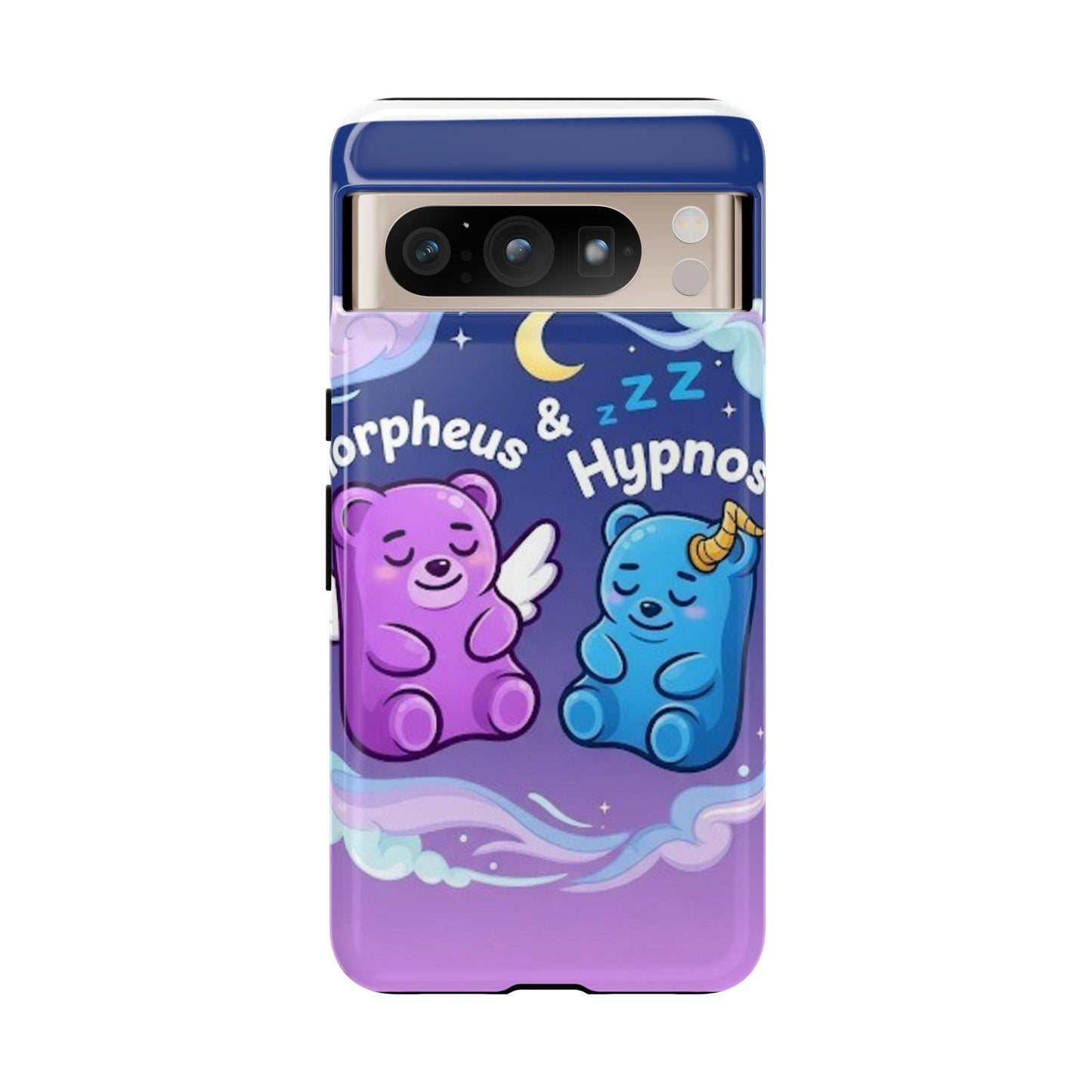 Cute Bear Phone Case with Orpheus & Hypnos Design
