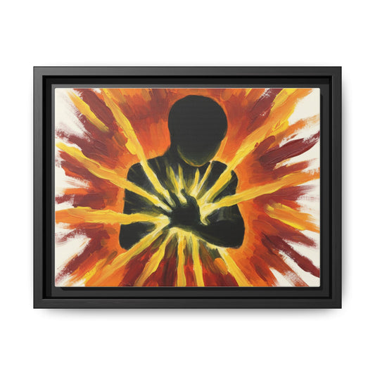 Energetic Spirit Framed Canvas Art