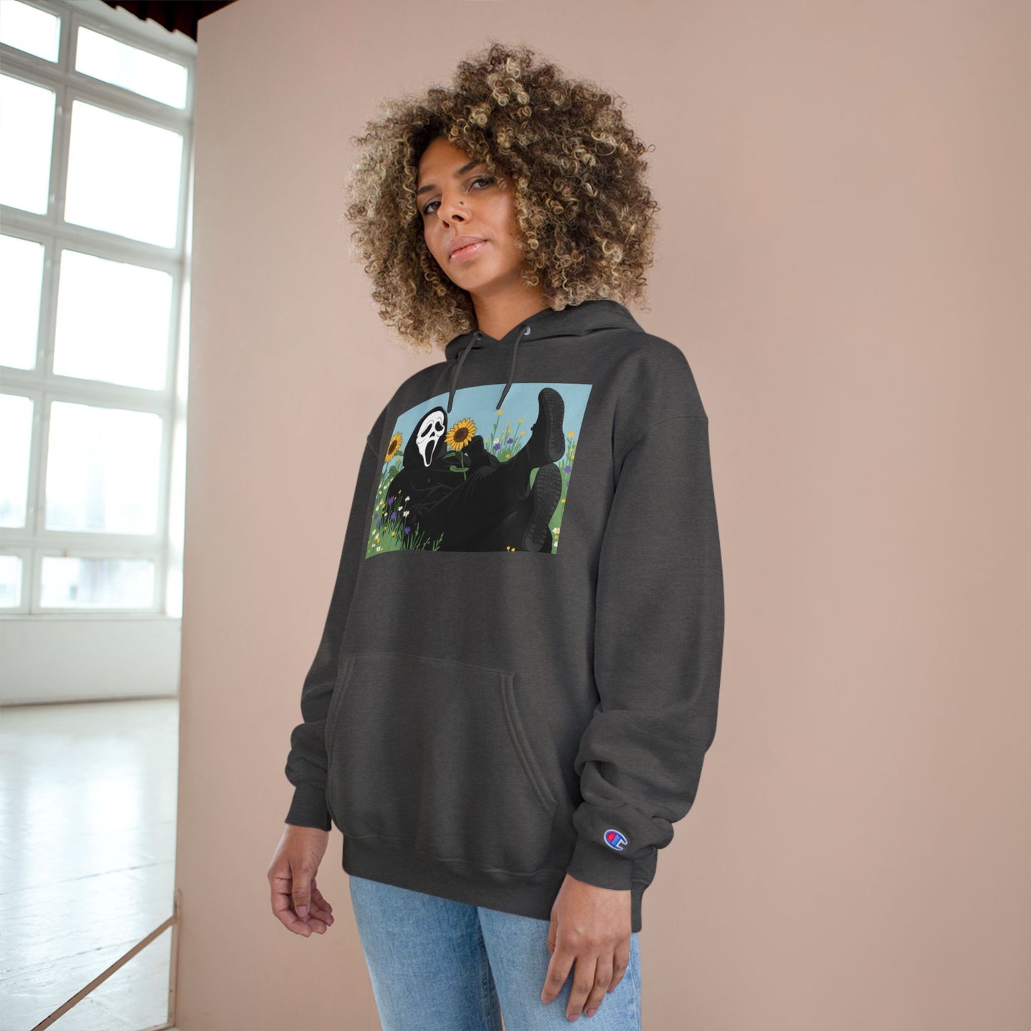 Chill Vibes Hoodie with Unique Artwork- Ghost Face
