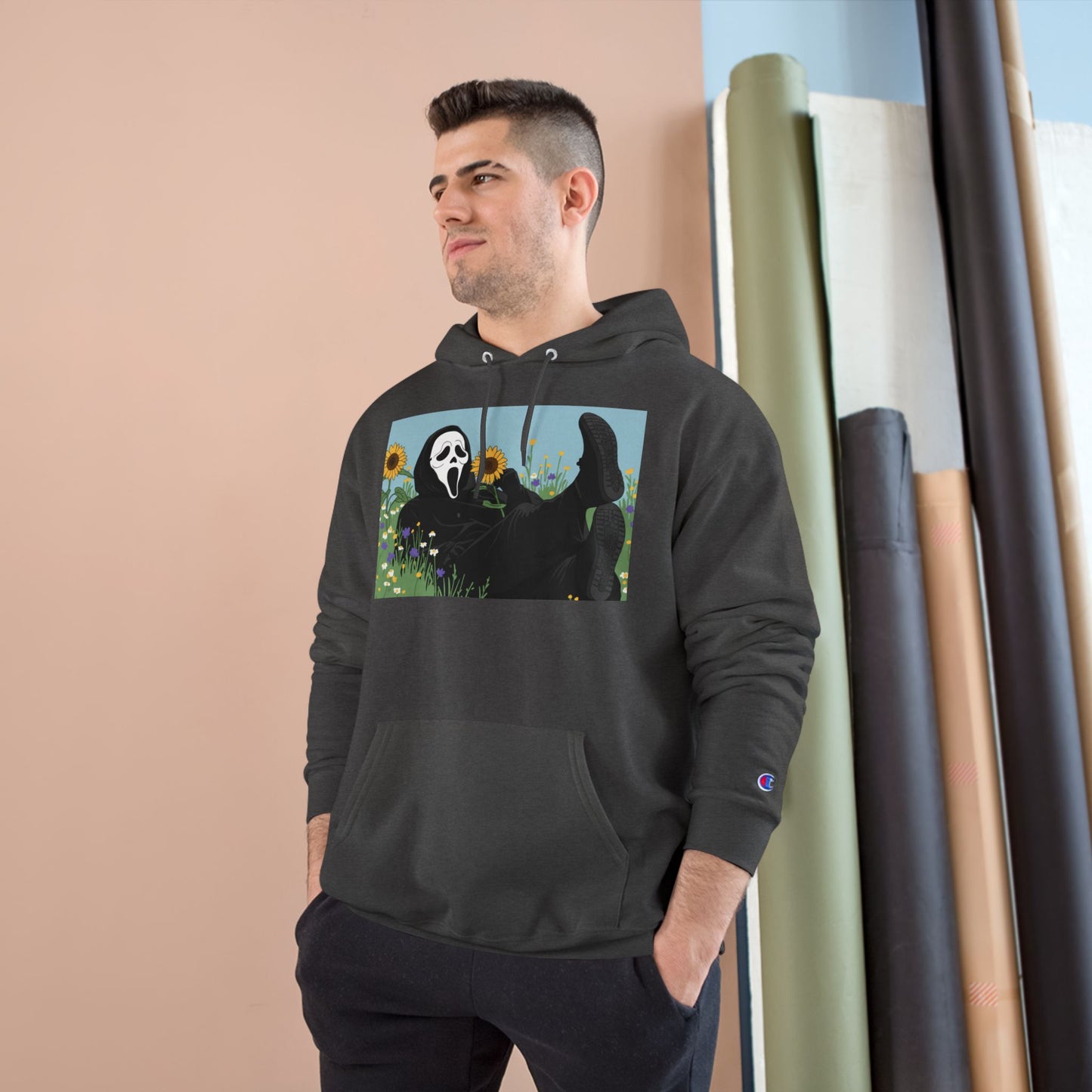 Chill Vibes Hoodie with Unique Artwork- Ghost Face