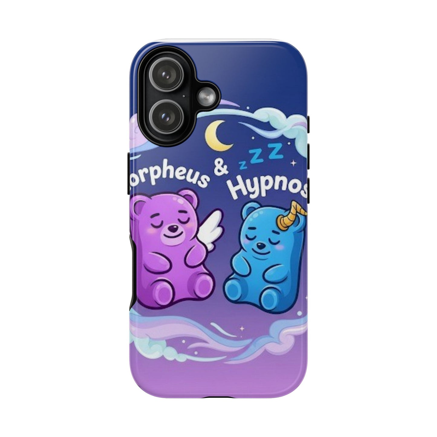 Cute Bear Phone Case with Orpheus & Hypnos Design