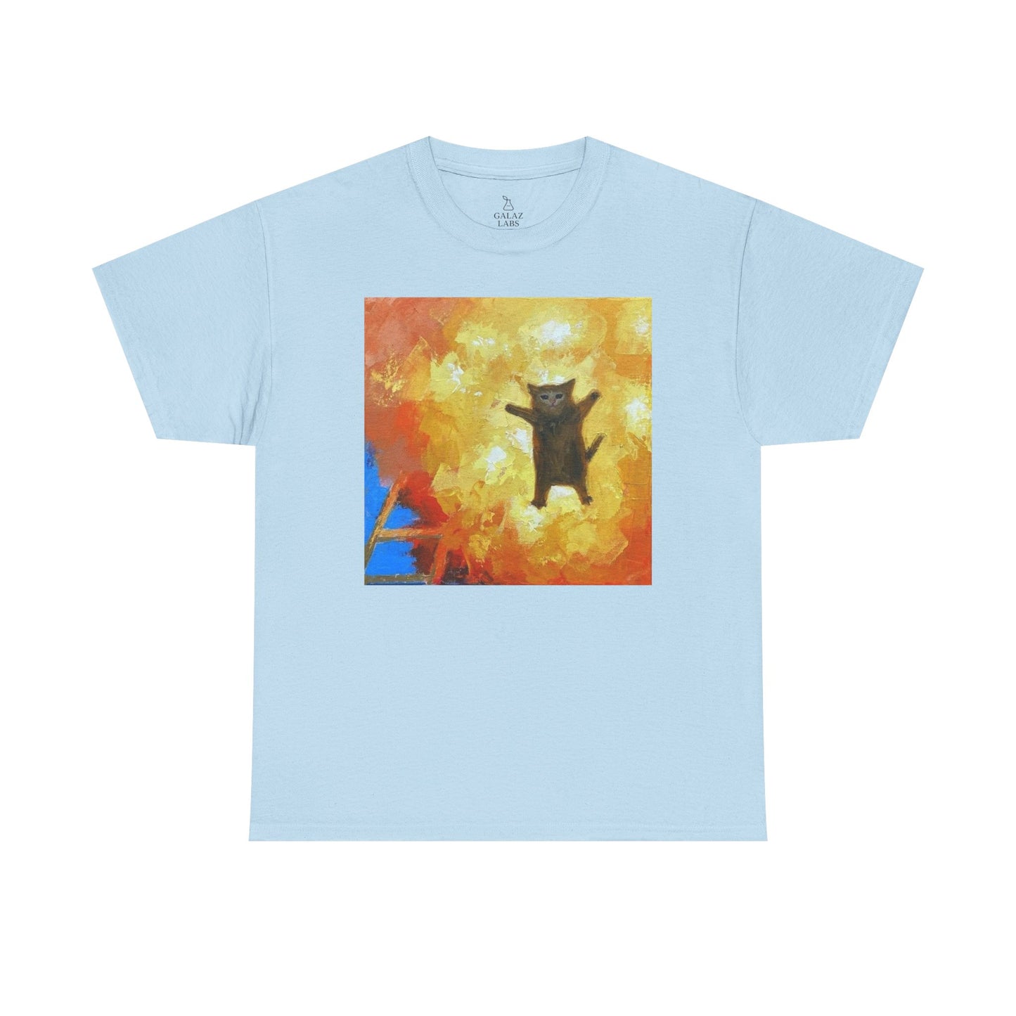 Cat Explosion Unisex Heavy Cotton Tee