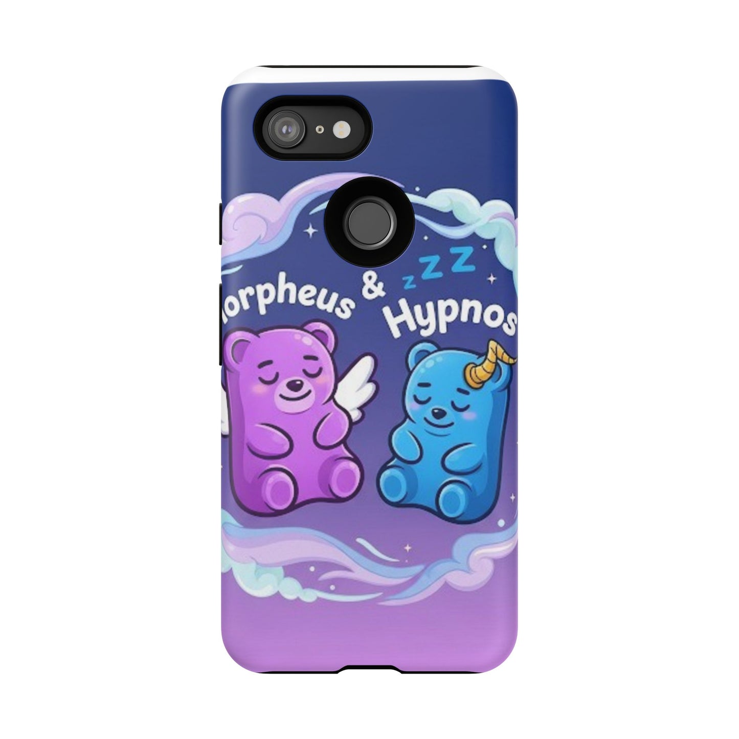Cute Bear Phone Case with Orpheus & Hypnos Design