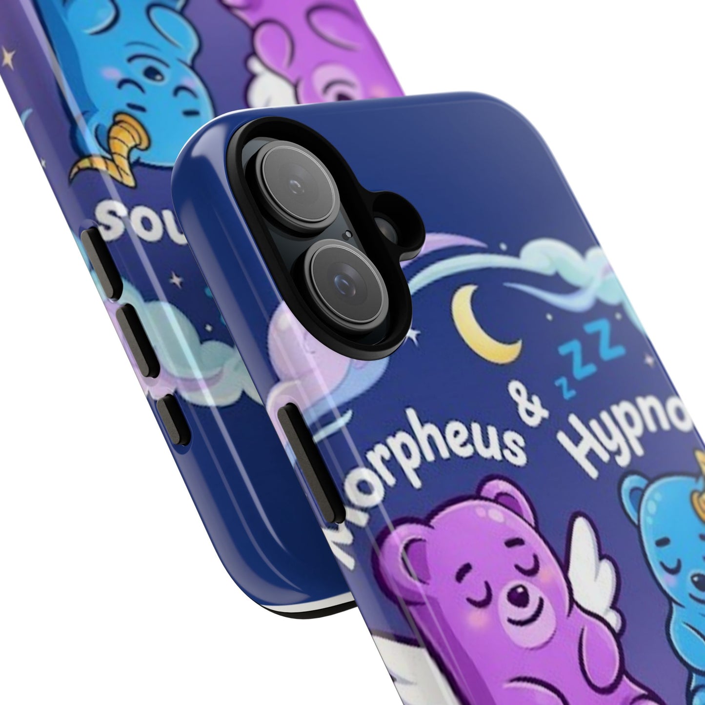 Cute Bear Phone Case with Orpheus & Hypnos Design