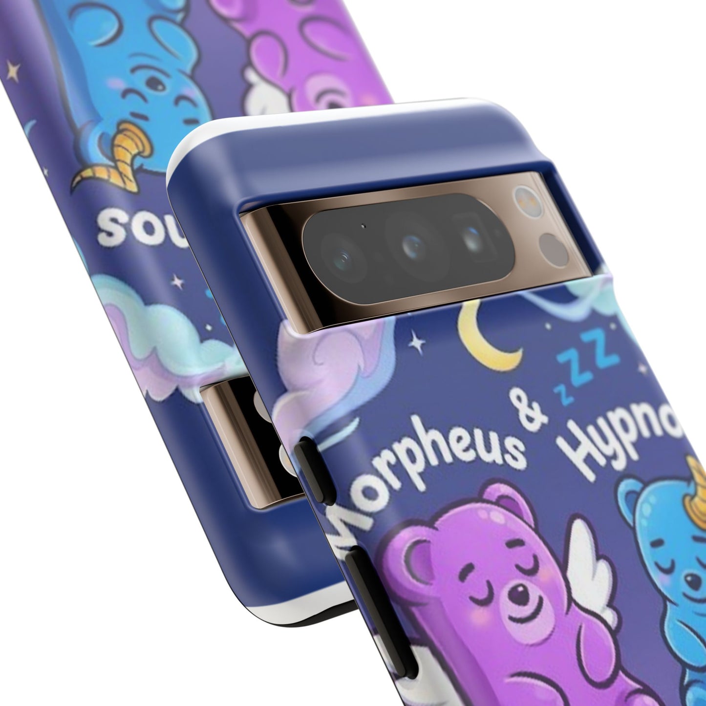Cute Bear Phone Case with Orpheus & Hypnos Design