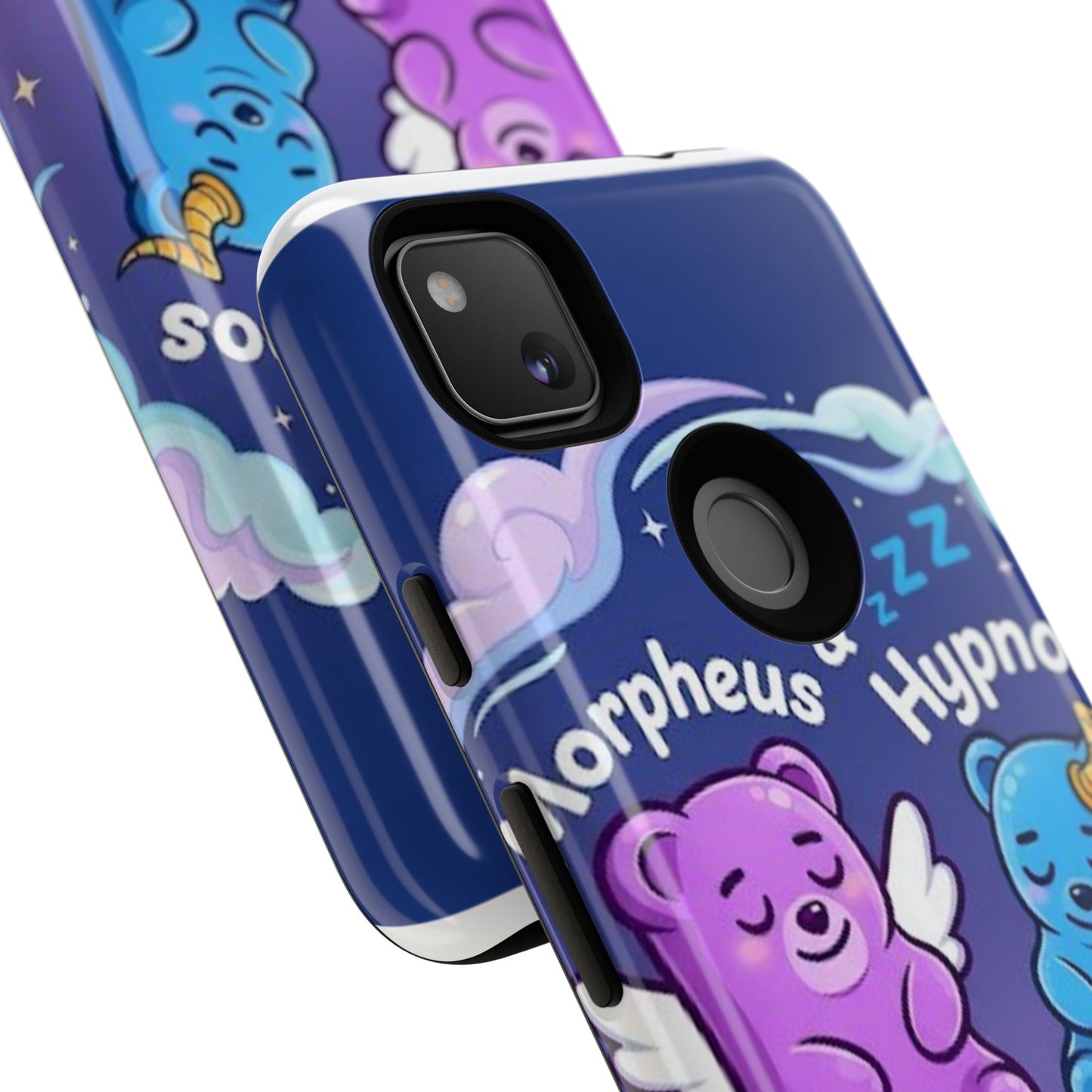 Cute Bear Phone Case with Orpheus & Hypnos Design