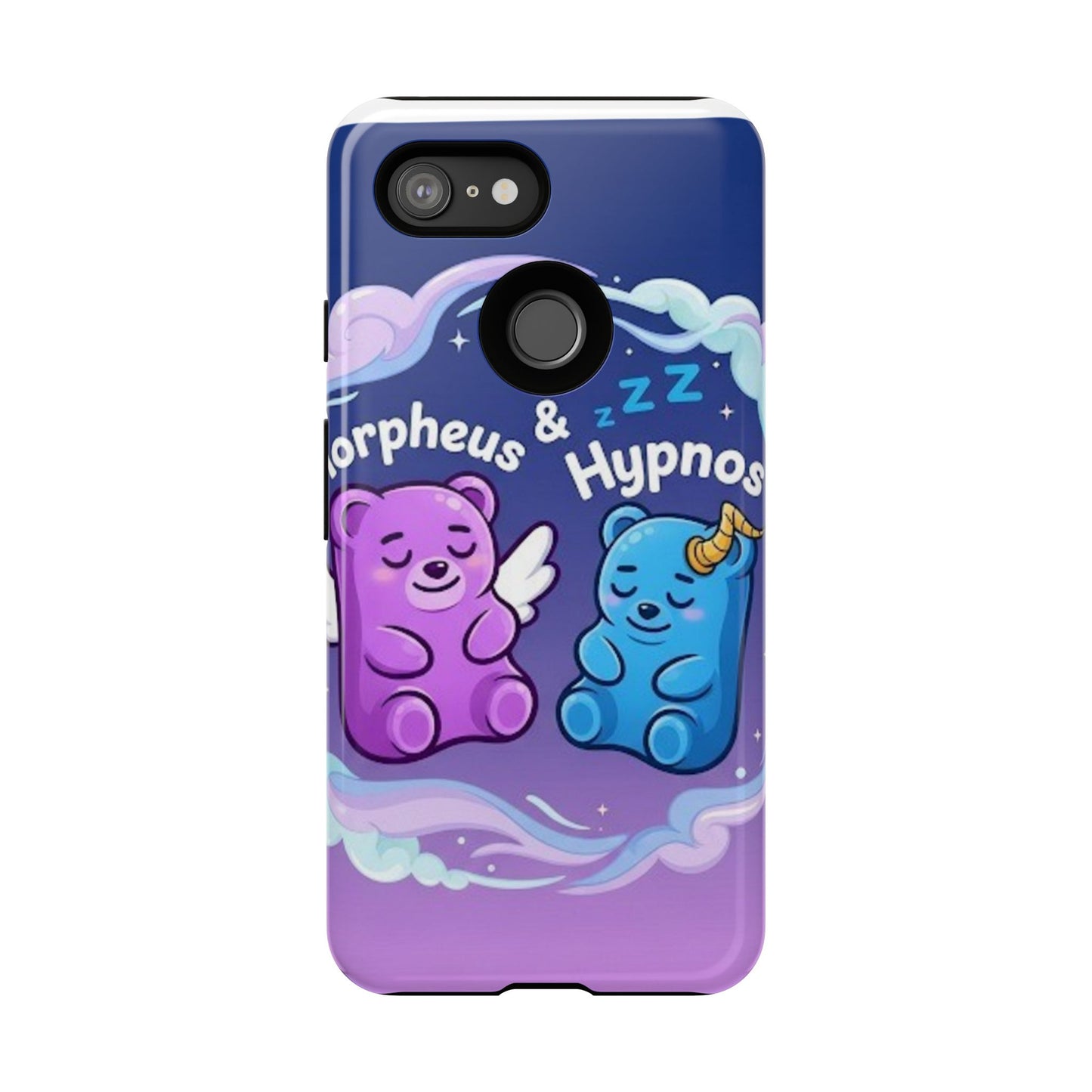 Cute Bear Phone Case with Orpheus & Hypnos Design