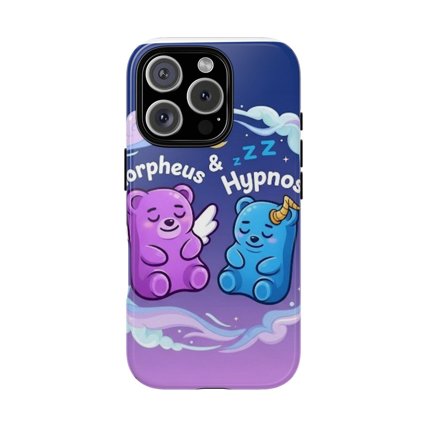 Cute Bear Phone Case with Orpheus & Hypnos Design