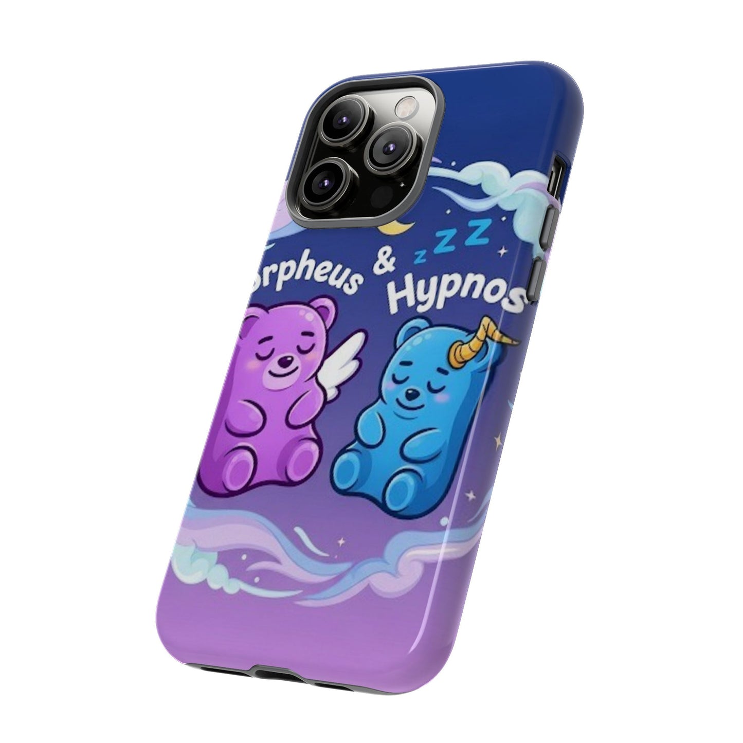 Cute Bear Phone Case with Orpheus & Hypnos Design