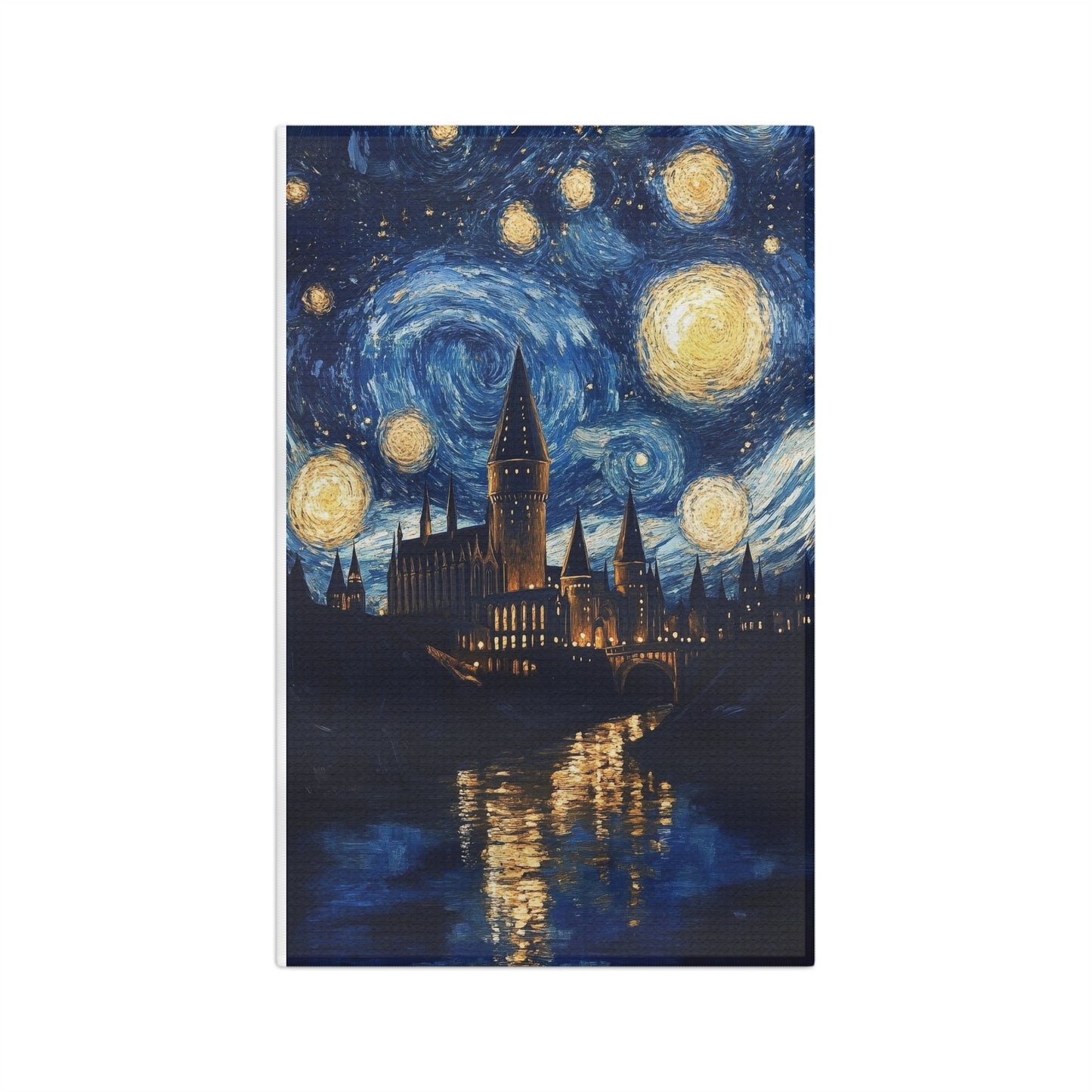 Starry Hogwarts Microfiber Tea Towel