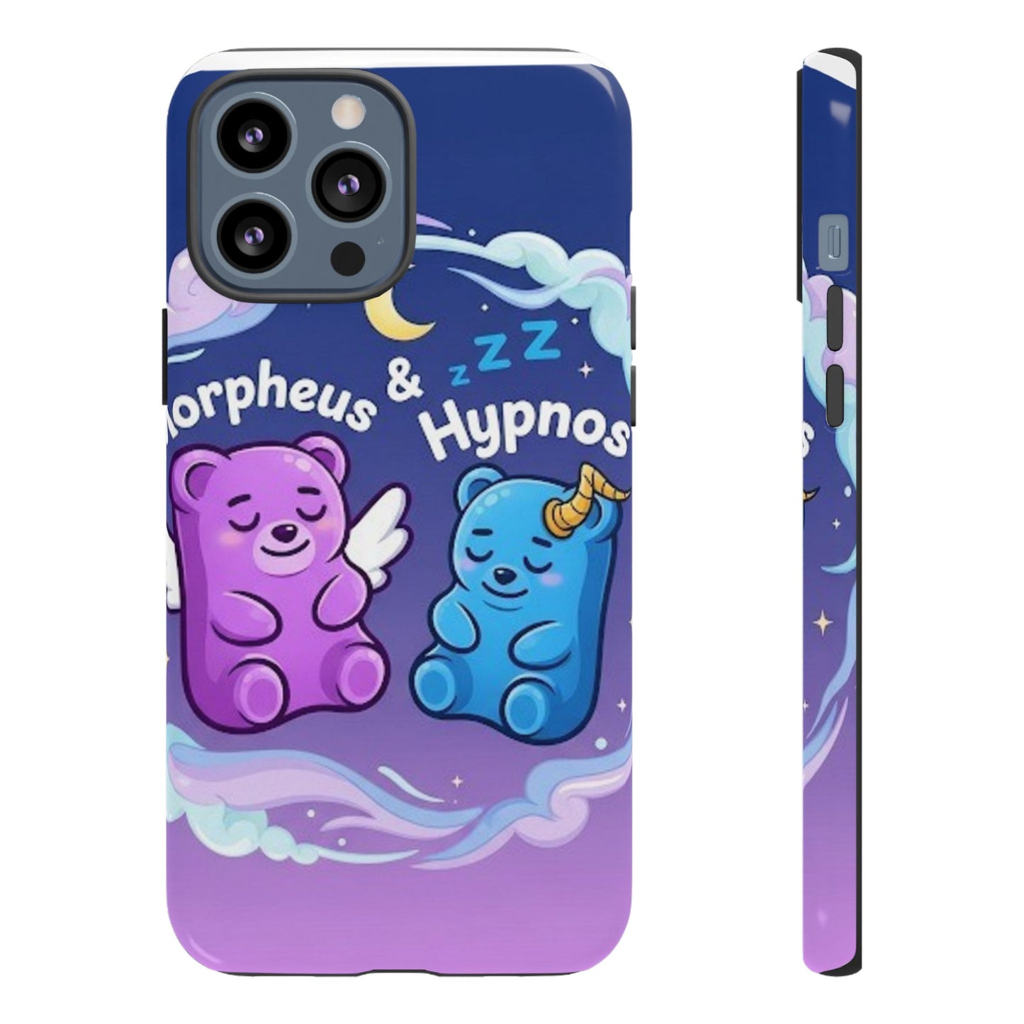 Cute Bear Phone Case with Orpheus & Hypnos Design