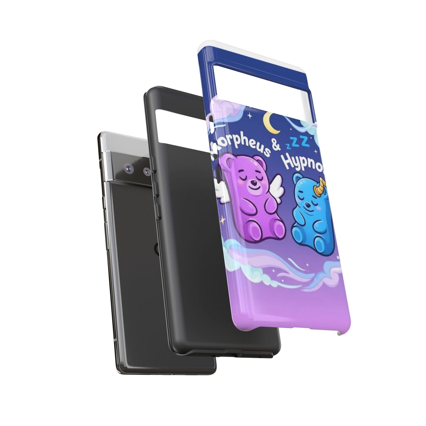 Cute Bear Phone Case with Orpheus & Hypnos Design