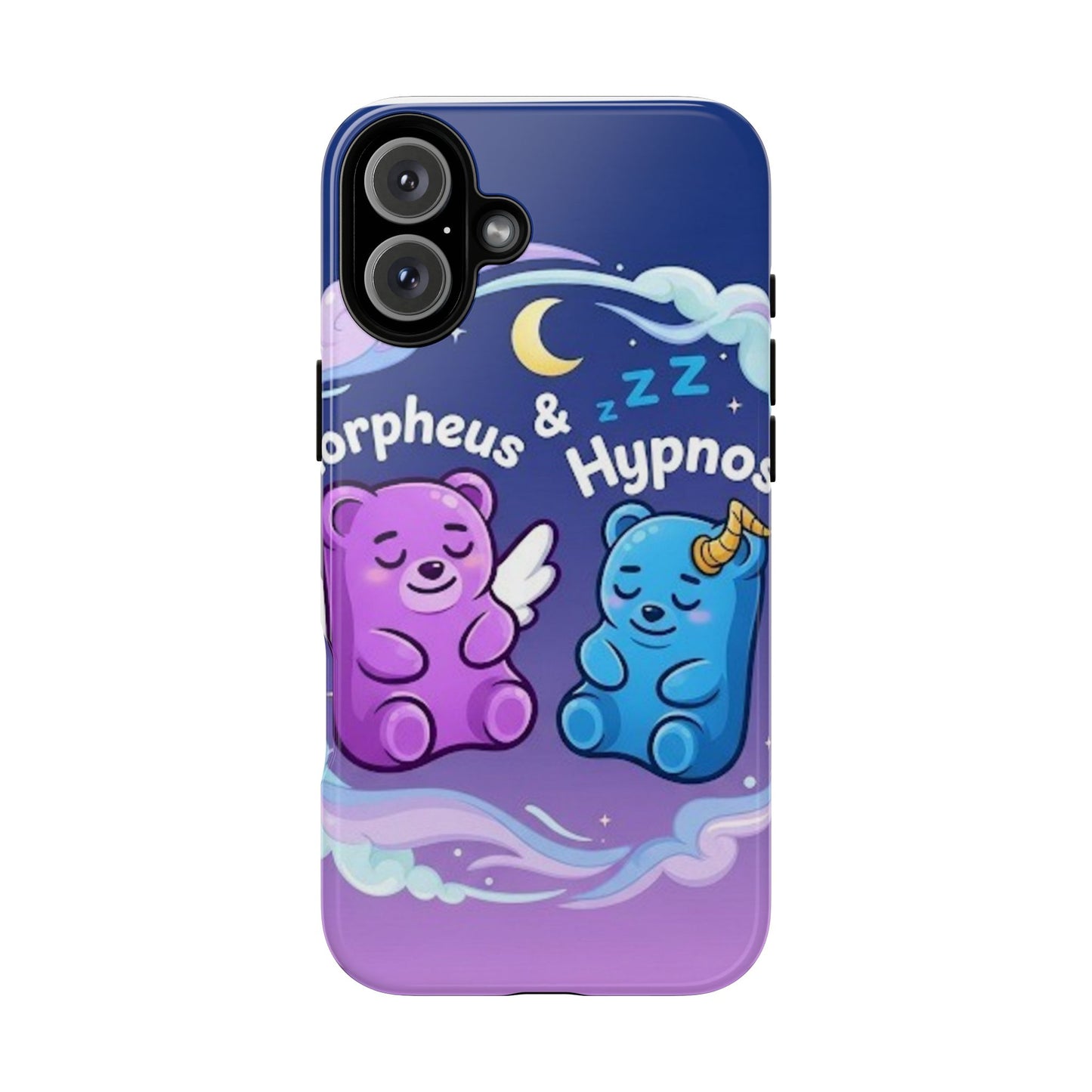 Cute Bear Phone Case with Orpheus & Hypnos Design