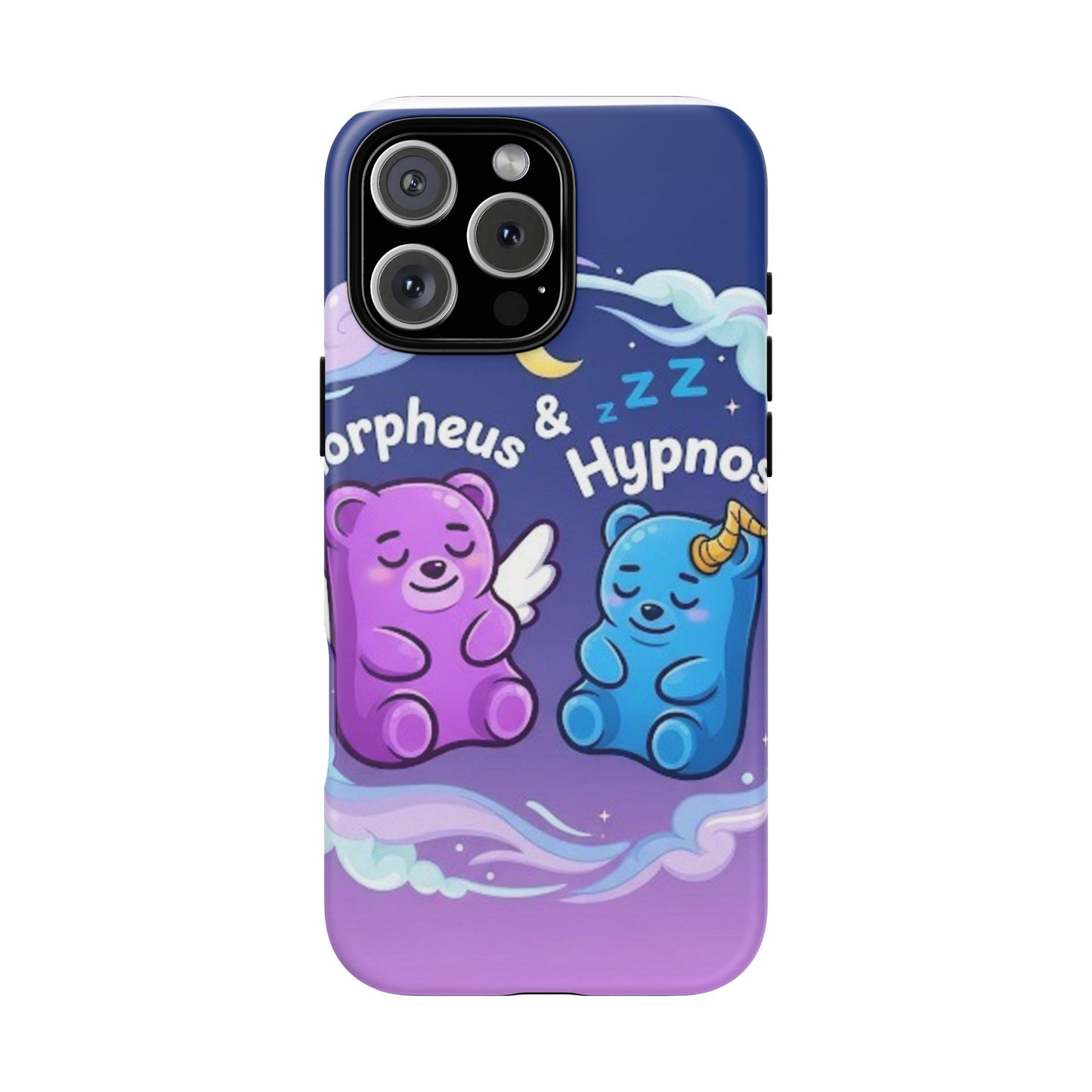 Cute Bear Phone Case with Orpheus & Hypnos Design