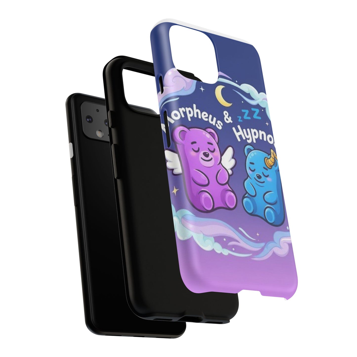 Cute Bear Phone Case with Orpheus & Hypnos Design