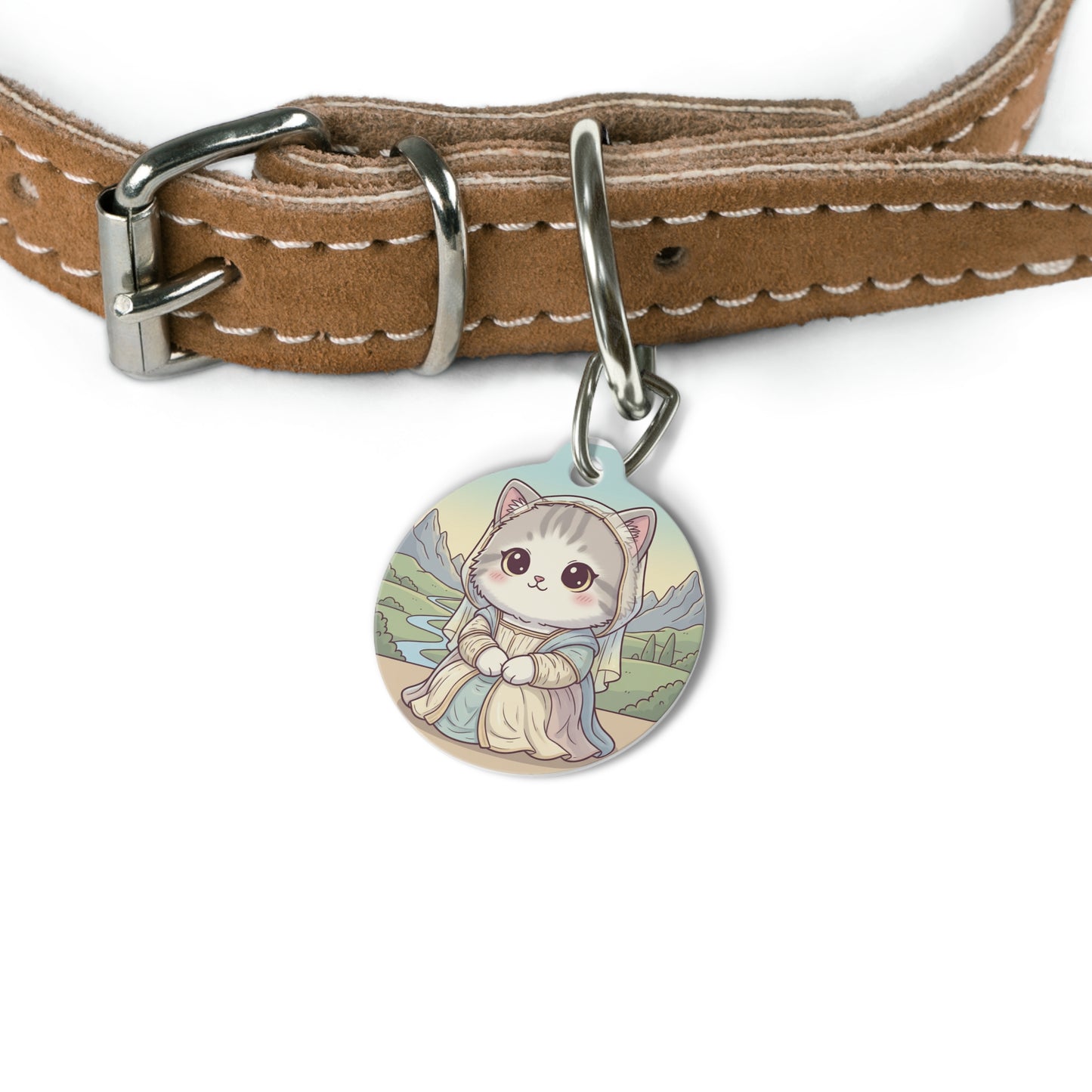 The Cat-Lisa -Themed Pet Tag