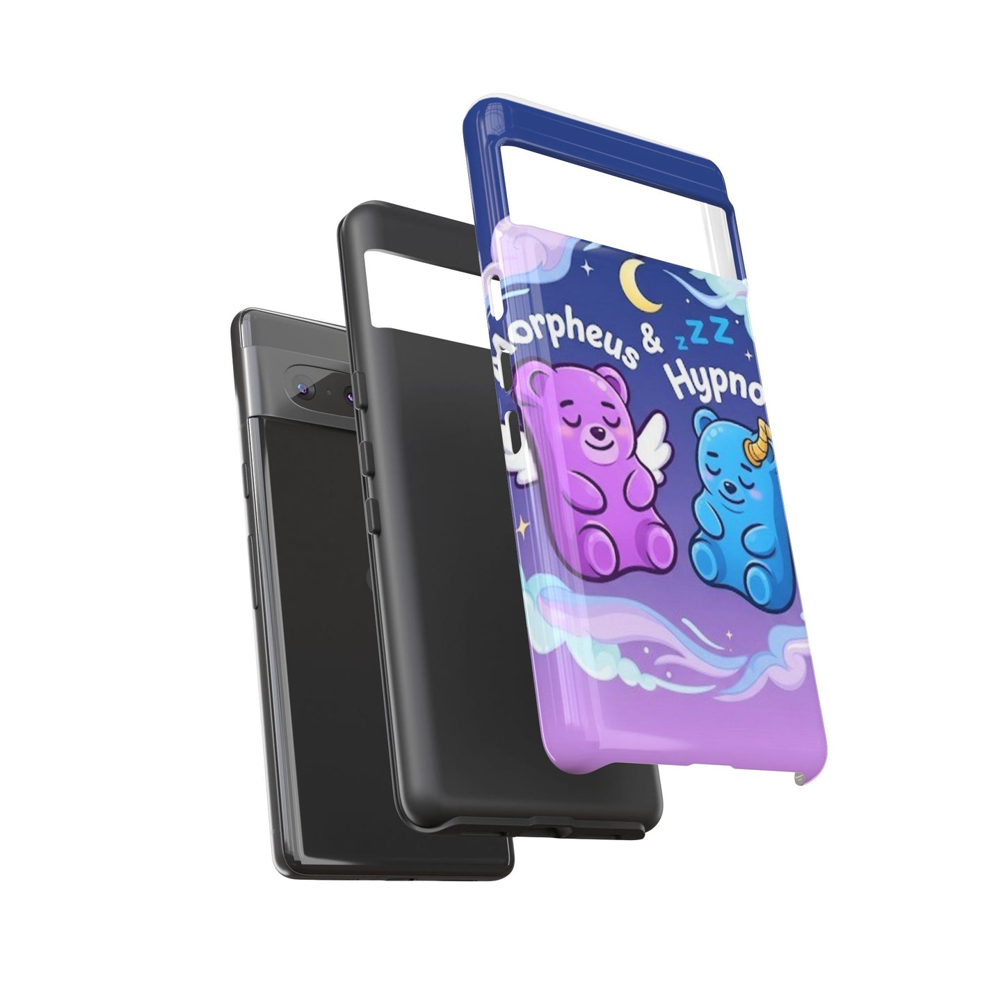 Cute Bear Phone Case with Orpheus & Hypnos Design
