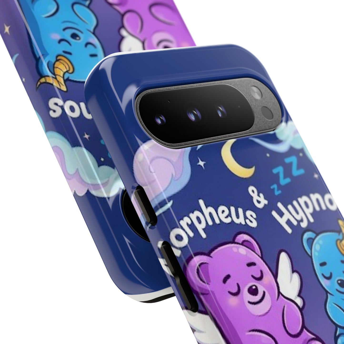 Cute Bear Phone Case with Orpheus & Hypnos Design