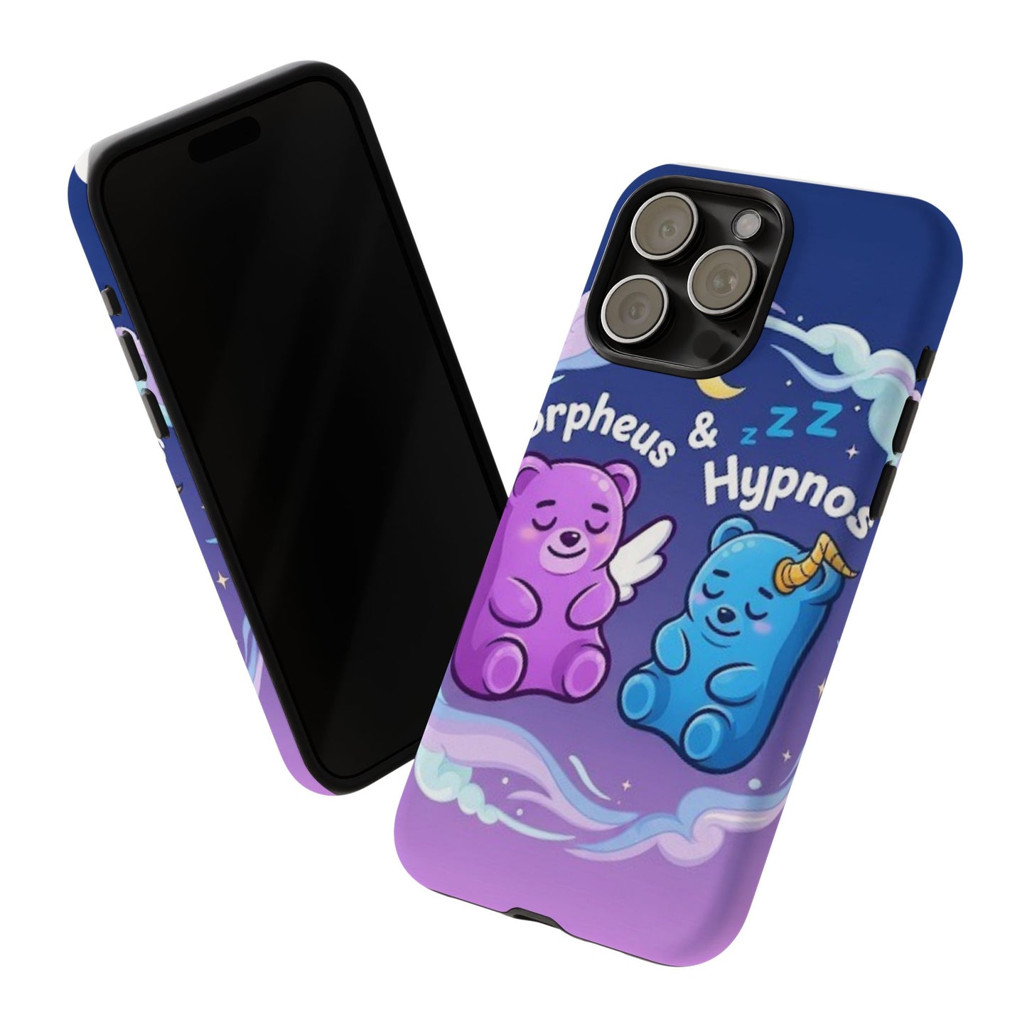 Cute Bear Phone Case with Orpheus & Hypnos Design