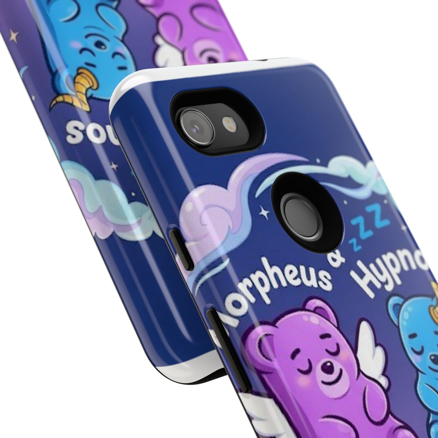 Cute Bear Phone Case with Orpheus & Hypnos Design