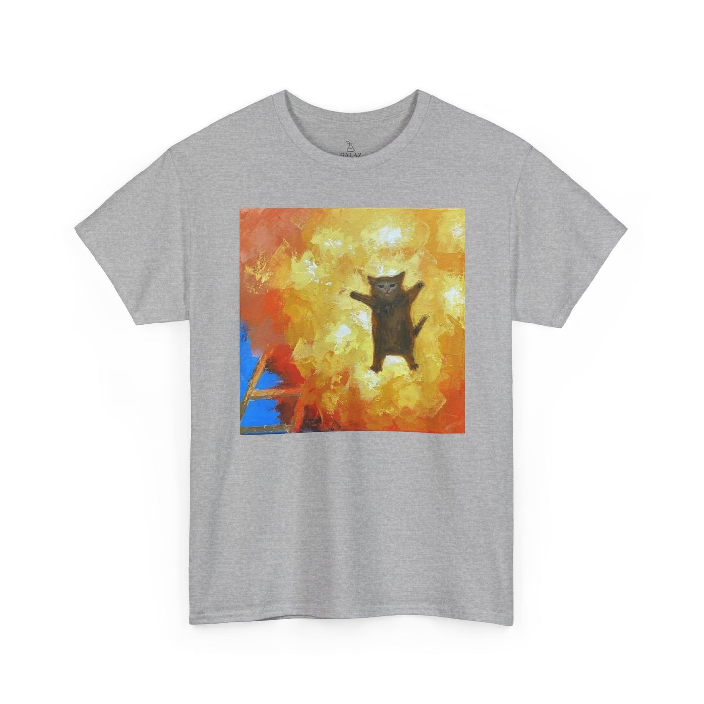 Cat Explosion Unisex Heavy Cotton Tee