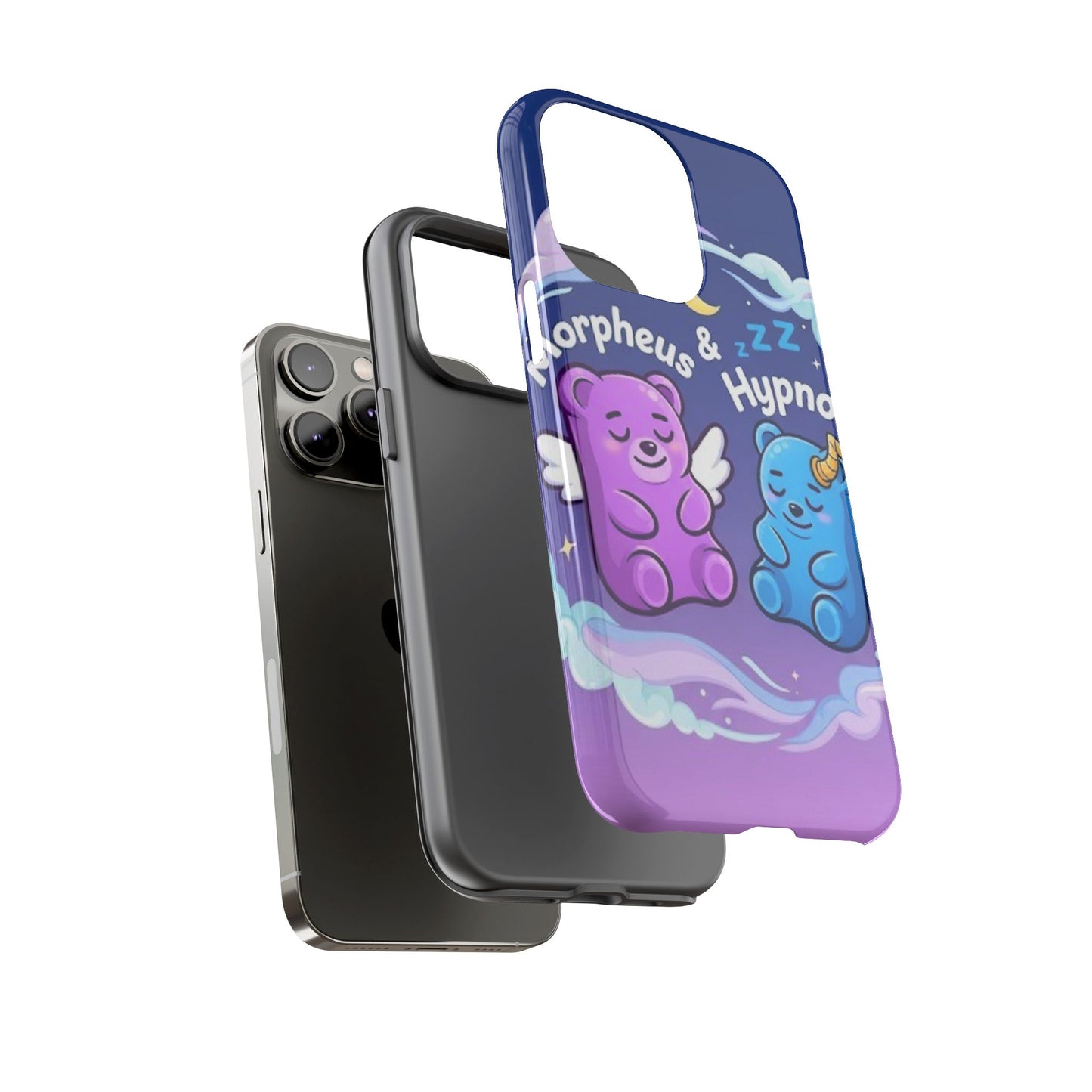 Cute Bear Phone Case with Orpheus & Hypnos Design
