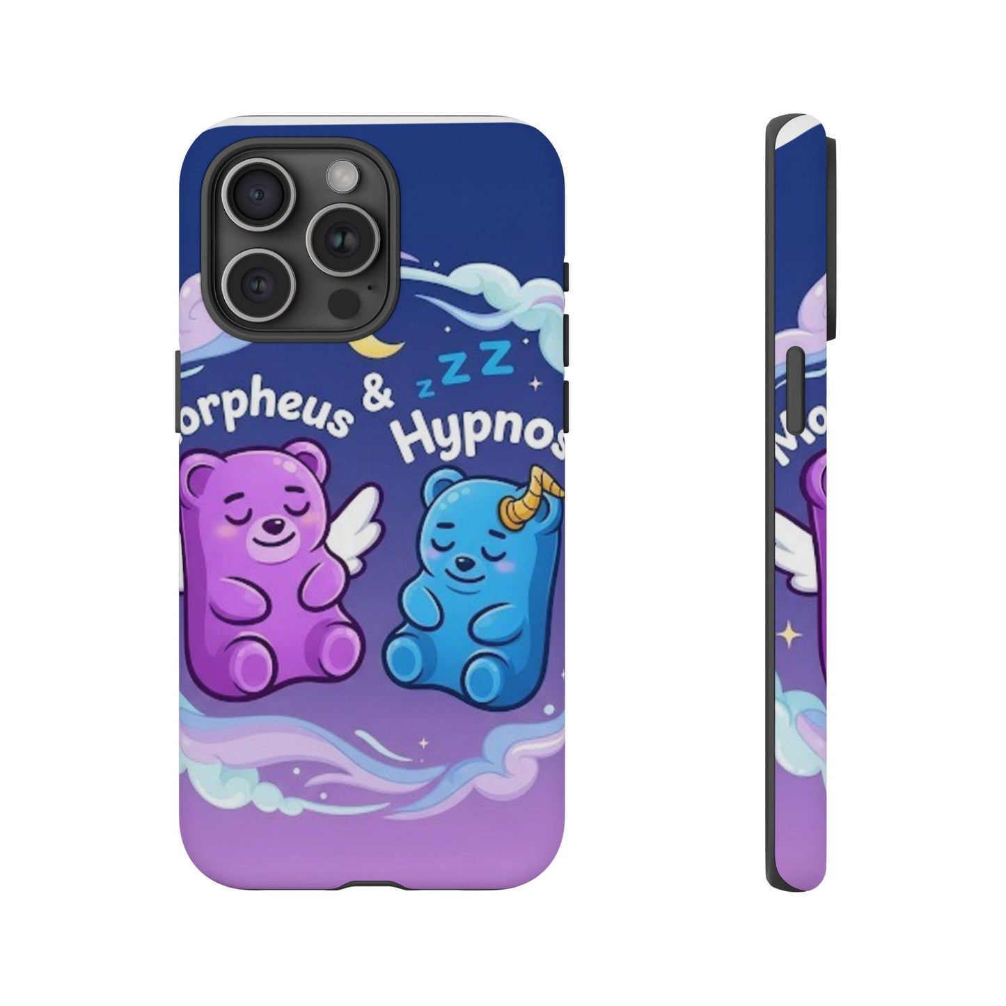 Cute Bear Phone Case with Orpheus & Hypnos Design