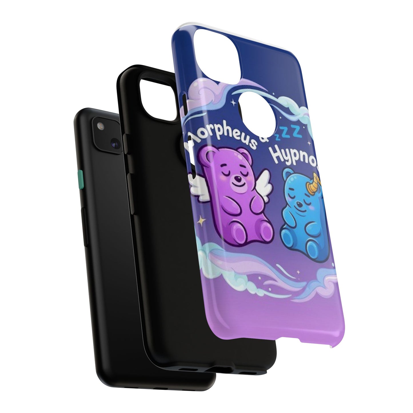 Cute Bear Phone Case with Orpheus & Hypnos Design