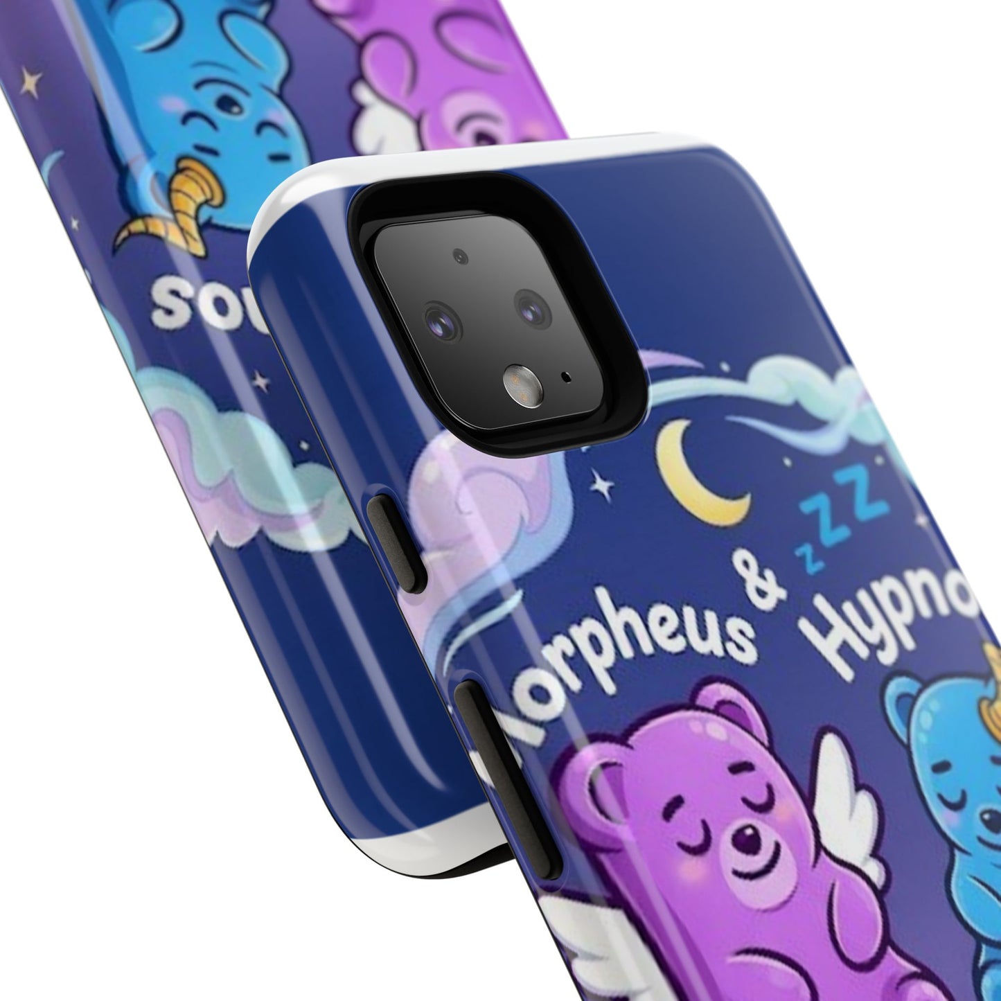 Cute Bear Phone Case with Orpheus & Hypnos Design